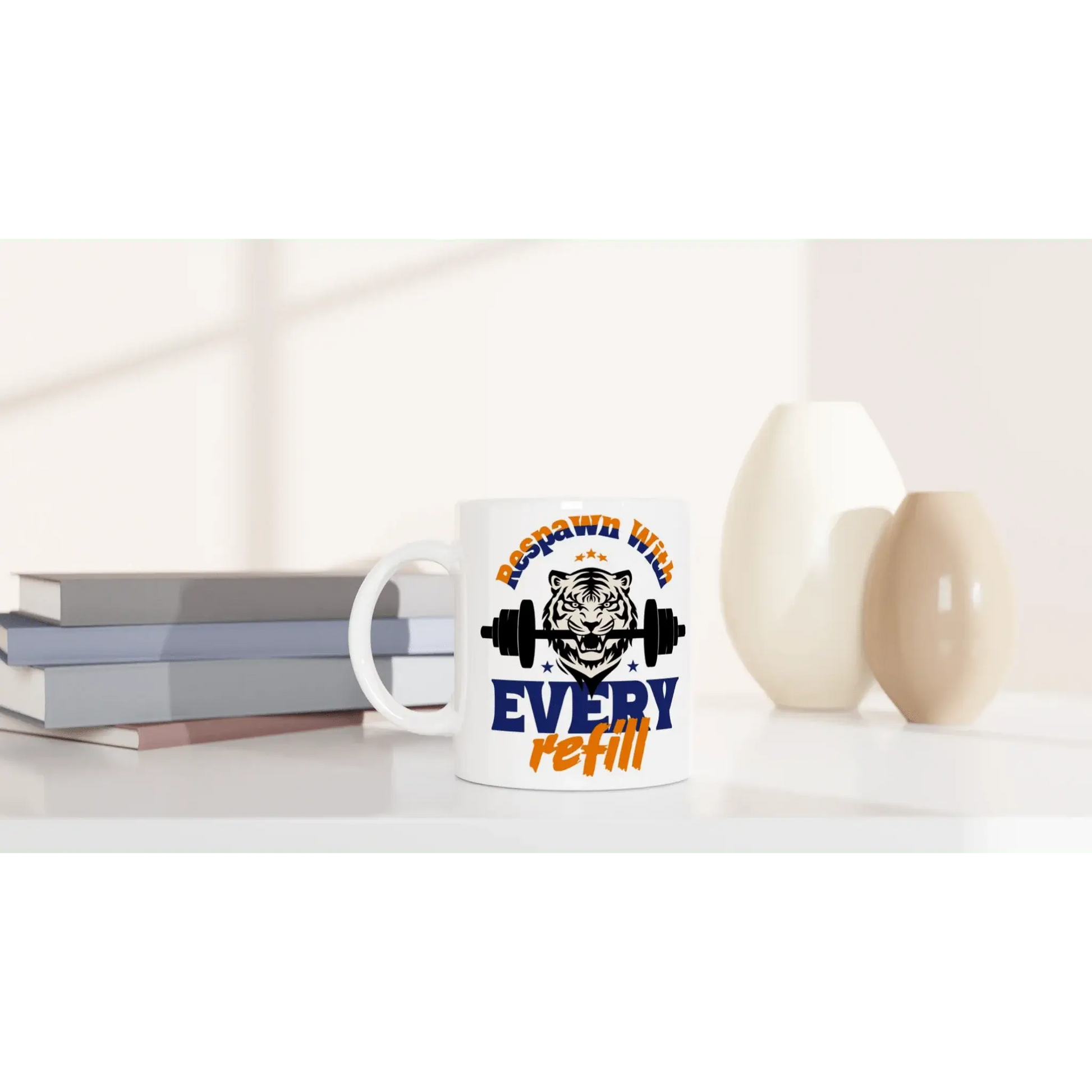 White 11oz Ceramic Mug - Mood In A Mug