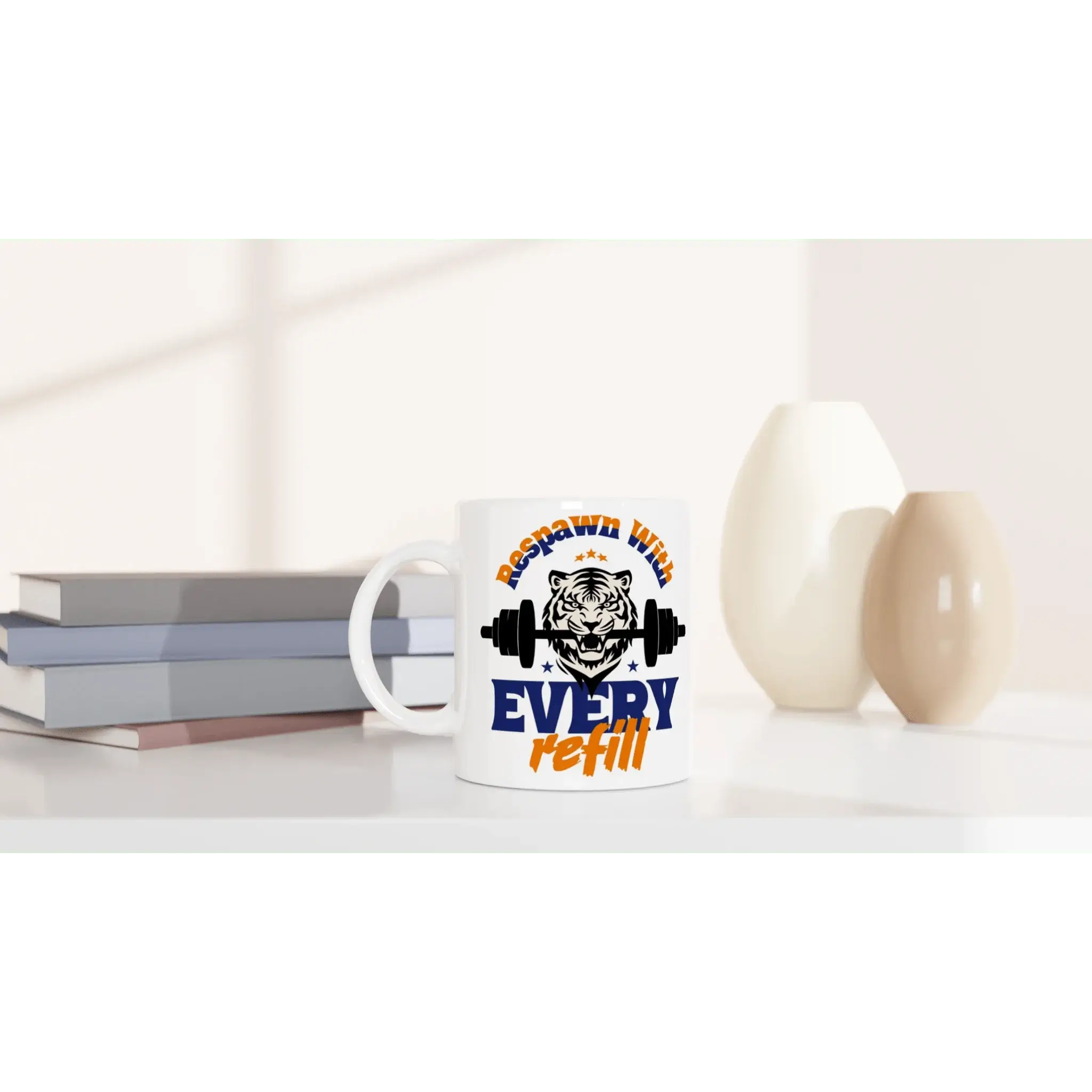 White 11oz Ceramic Mug - Mood In A Mug