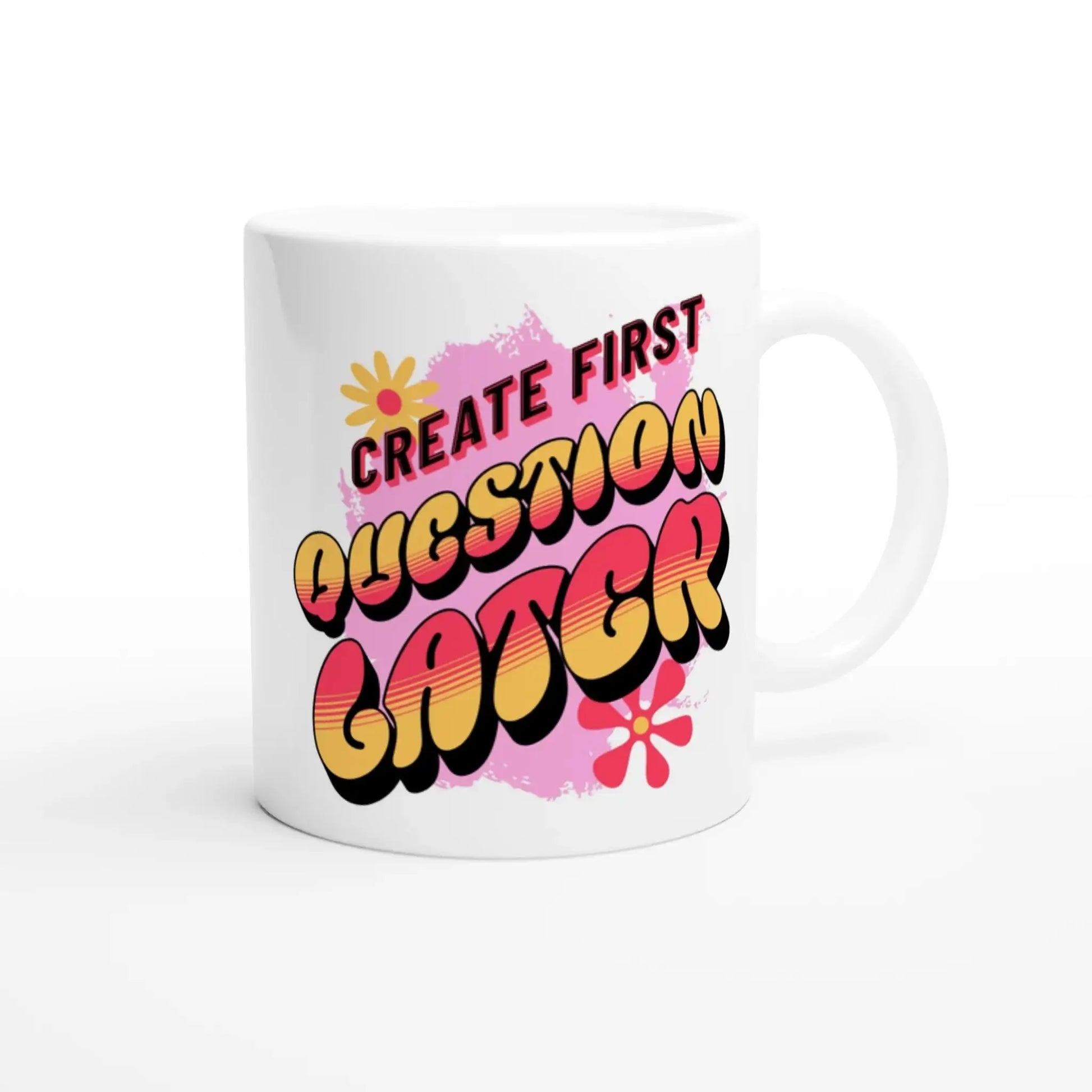White 11oz Ceramic Mug - Mood In A Mug