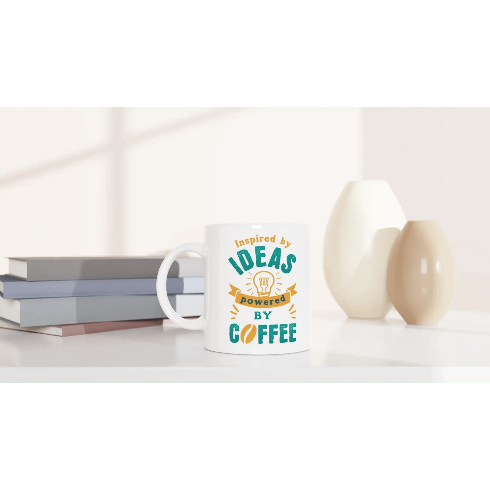 White 11oz Ceramic Mug - Mood In A Mug