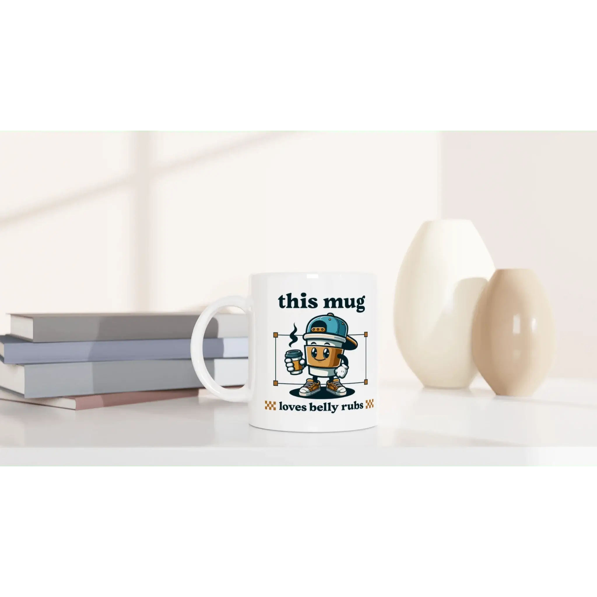 White 11oz Ceramic Mug - Mood In A Mug