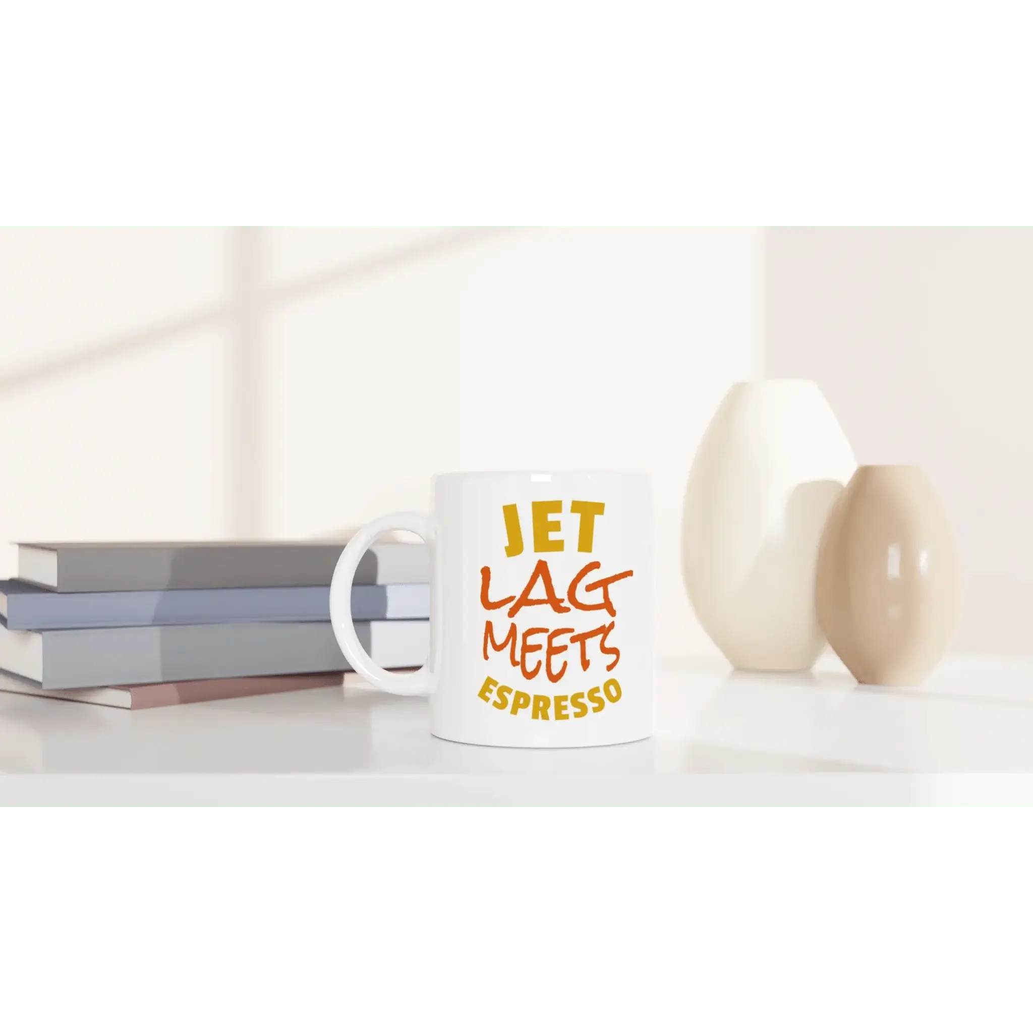White 11oz Ceramic Mug - Mood In A Mug