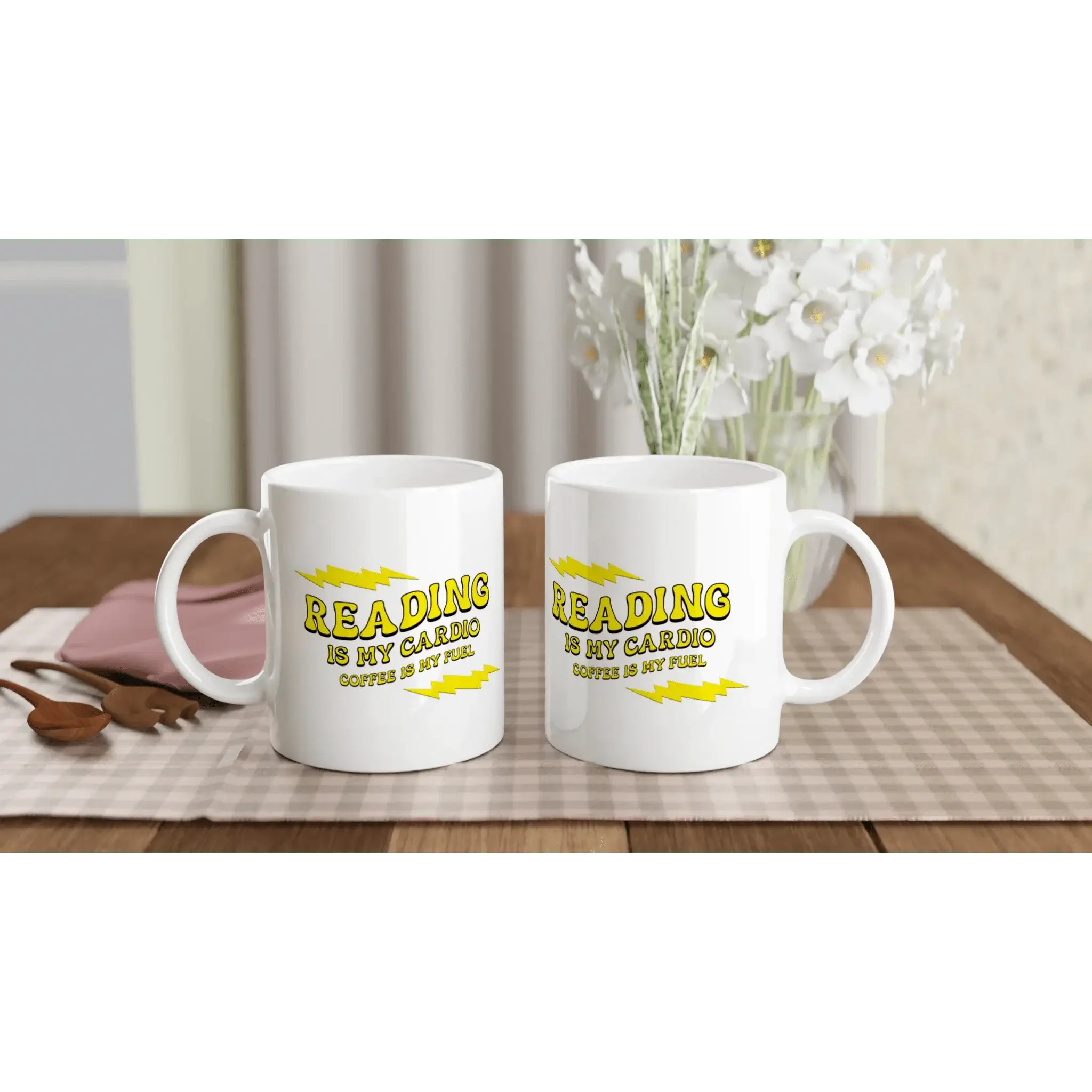 White 11oz Ceramic Mug - Mood In A Mug