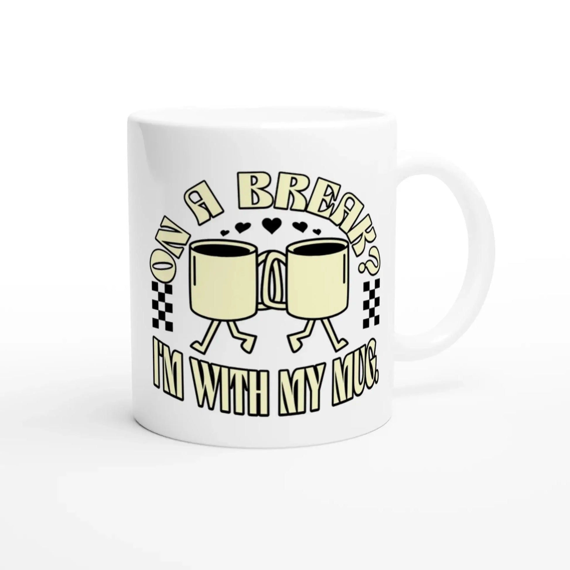 White 11oz Ceramic Mug - Mood In A Mug