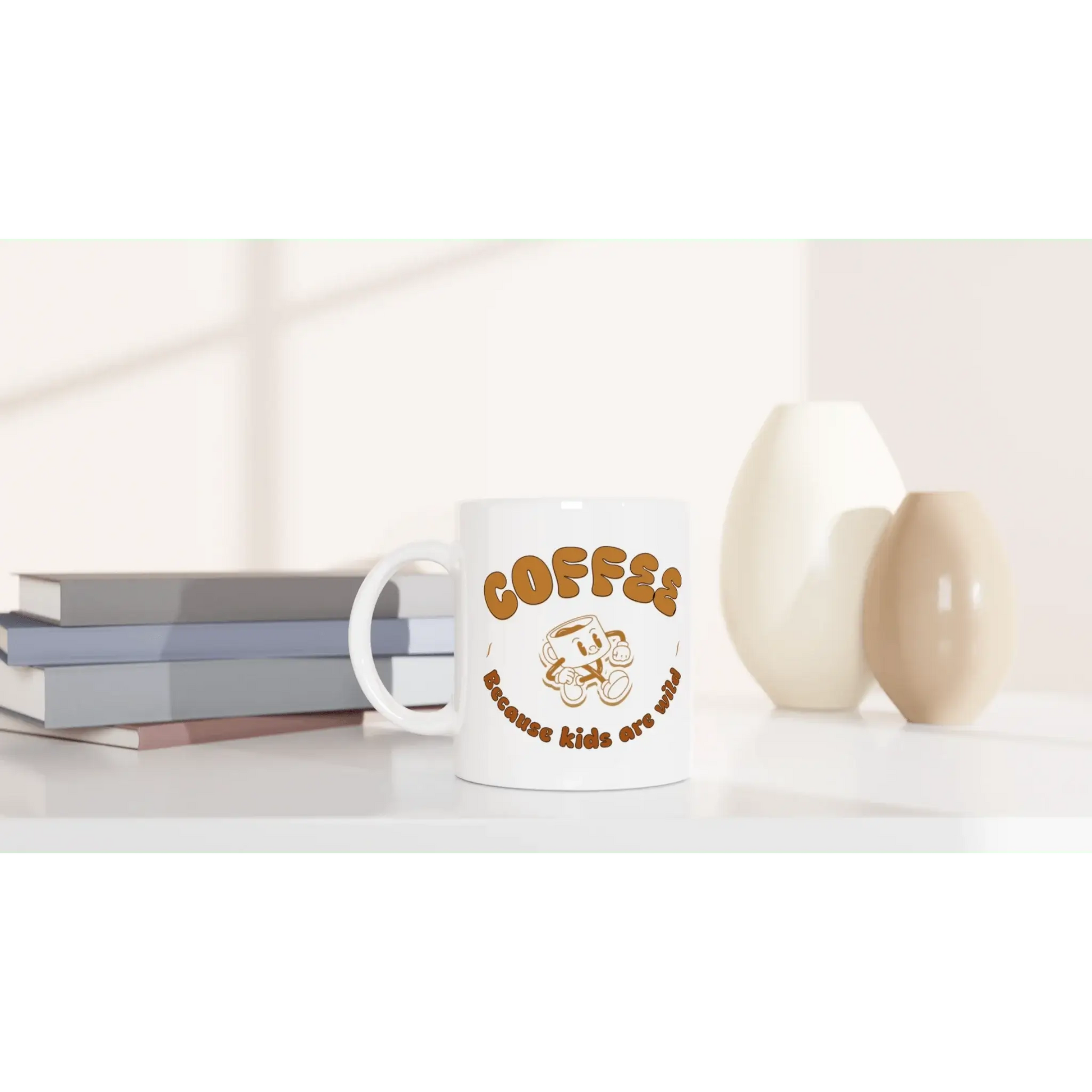 White 11oz Ceramic Mug - Mood In A Mug