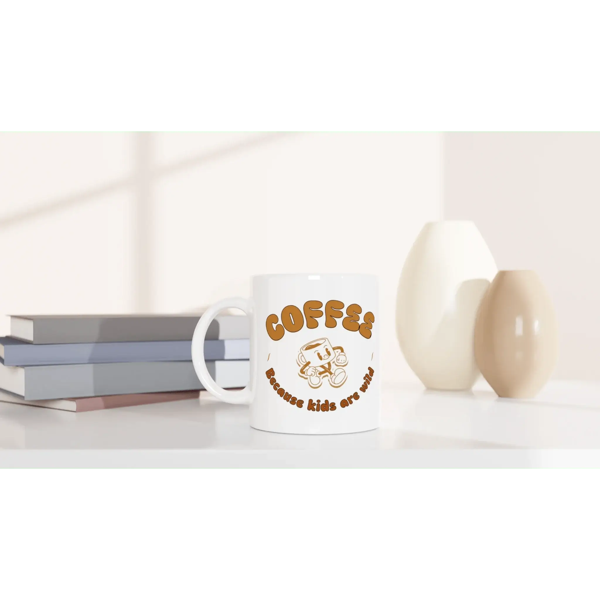 White 11oz Ceramic Mug - Mood In A Mug