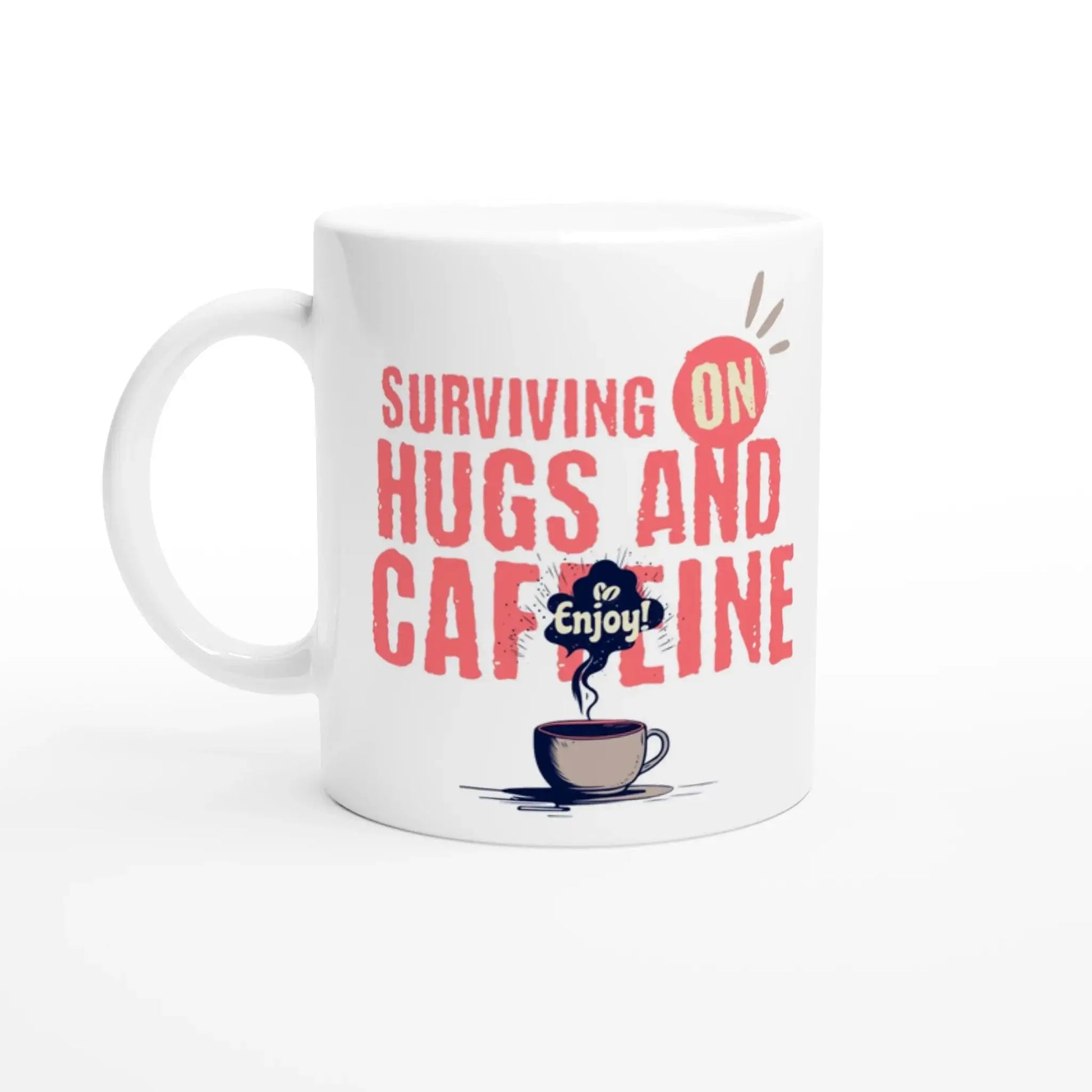 White 11oz Ceramic Mug - Mood In A Mug