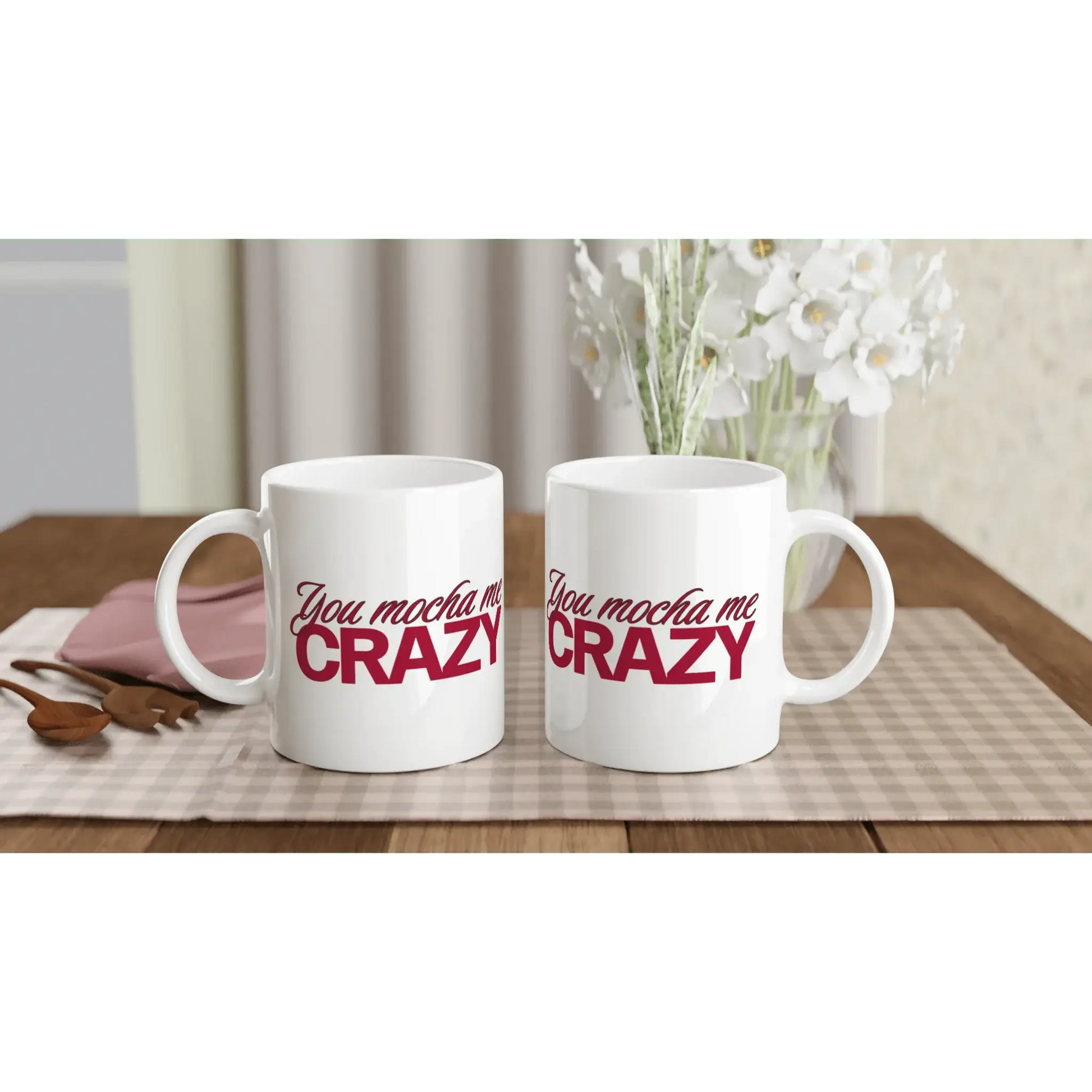 White 11oz Ceramic Mug - Mood In A Mug