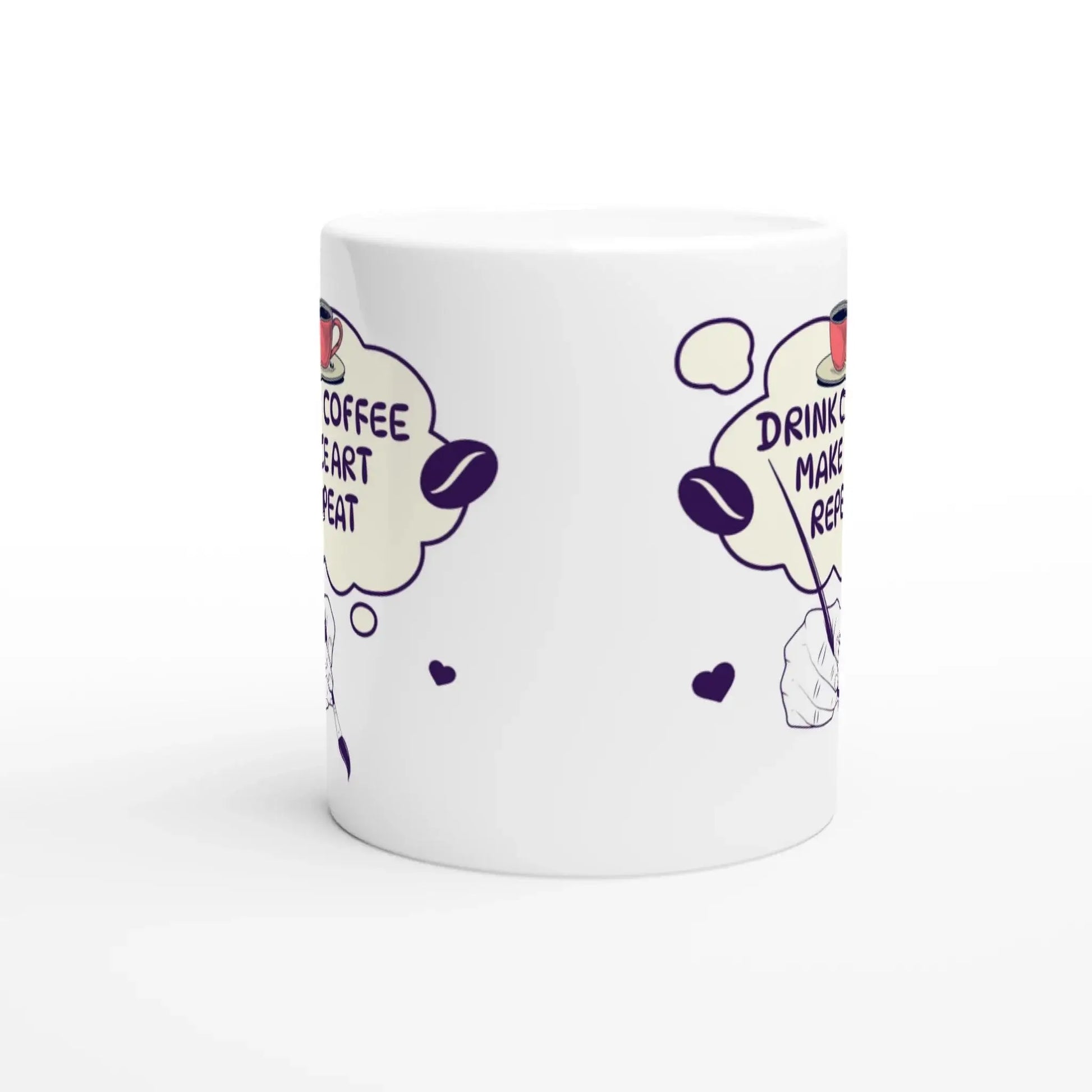 White 11oz Ceramic Mug - Mood In A Mug