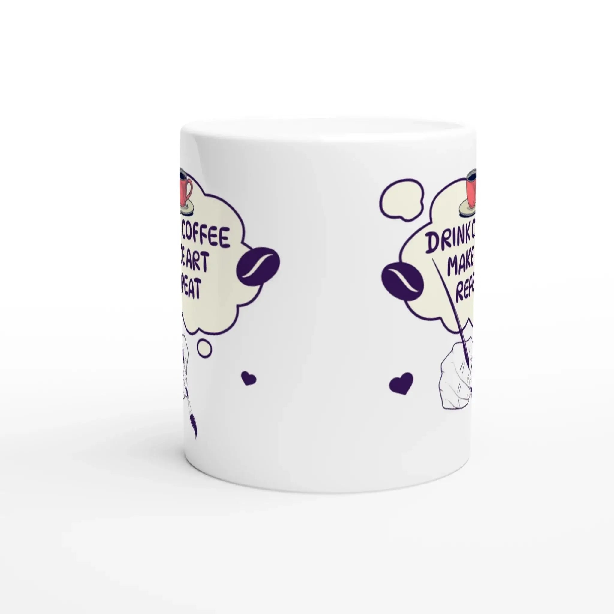 White 11oz Ceramic Mug - Mood In A Mug