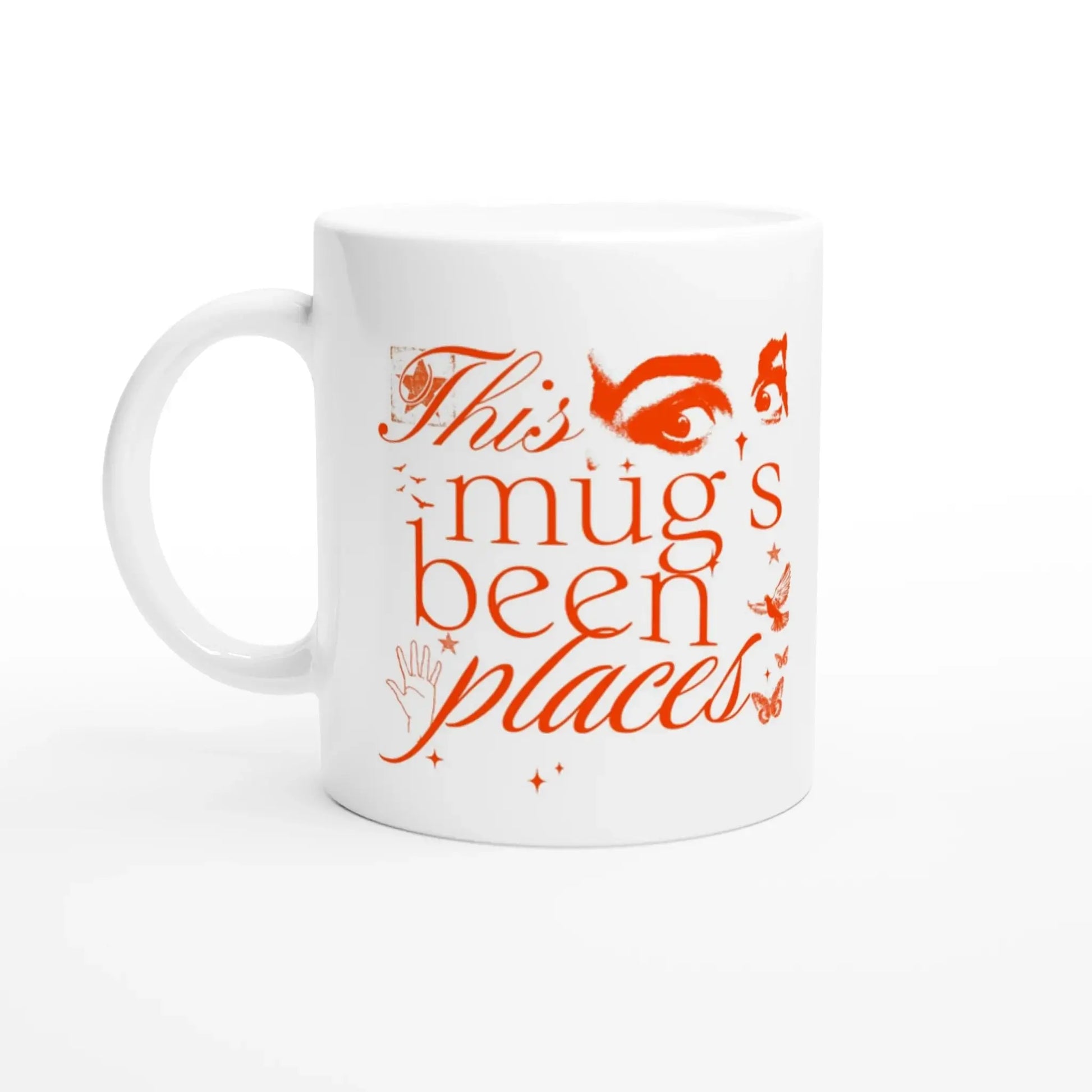 White 11oz Ceramic Mug - Mood In A Mug