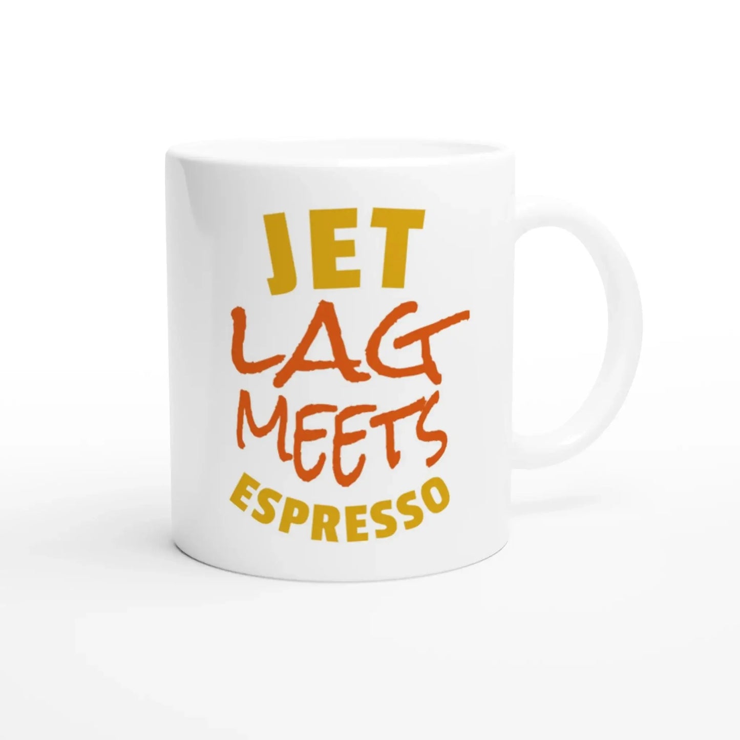 White 11oz Ceramic Mug - Mood In A Mug