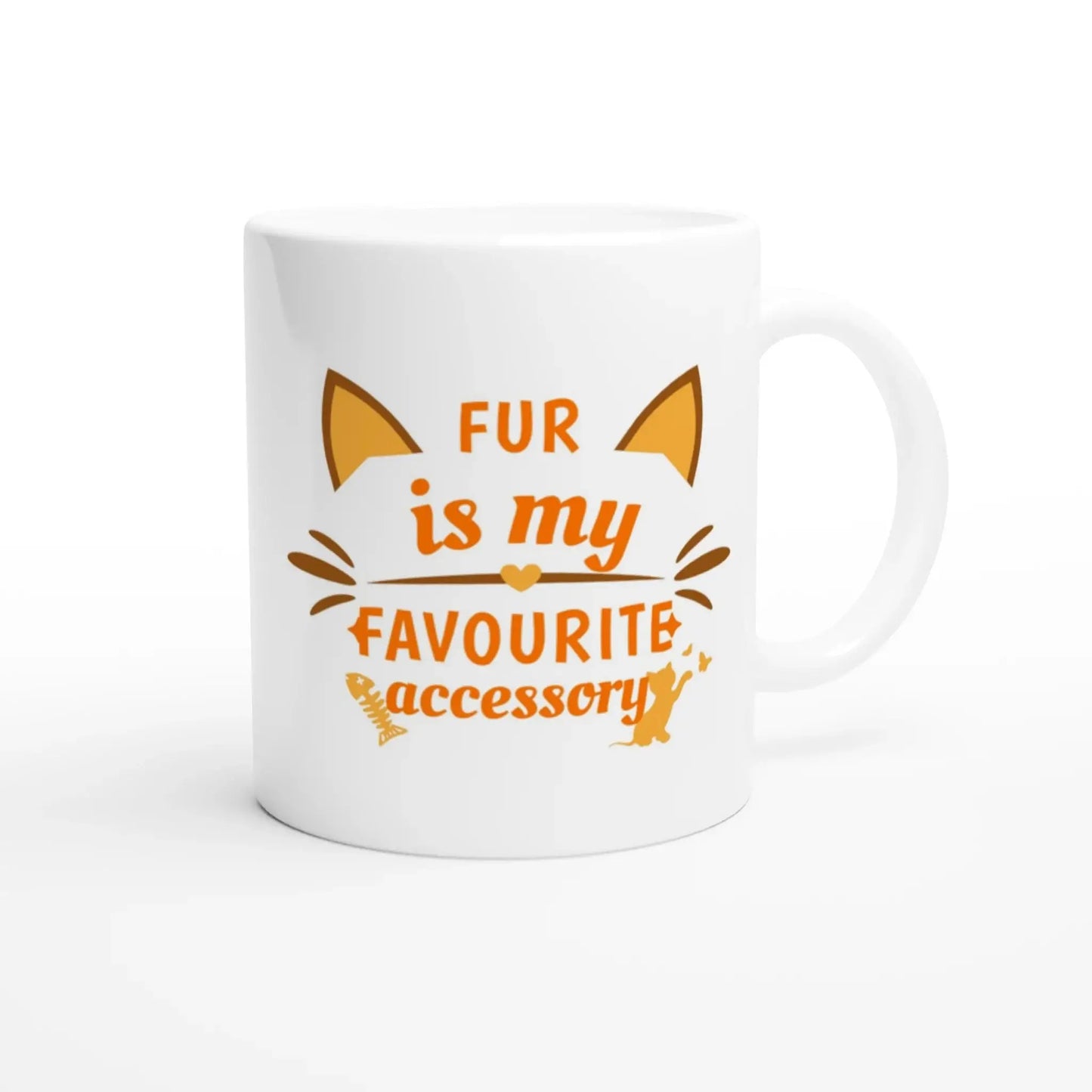 White 11oz Ceramic Mug - Mood In A Mug