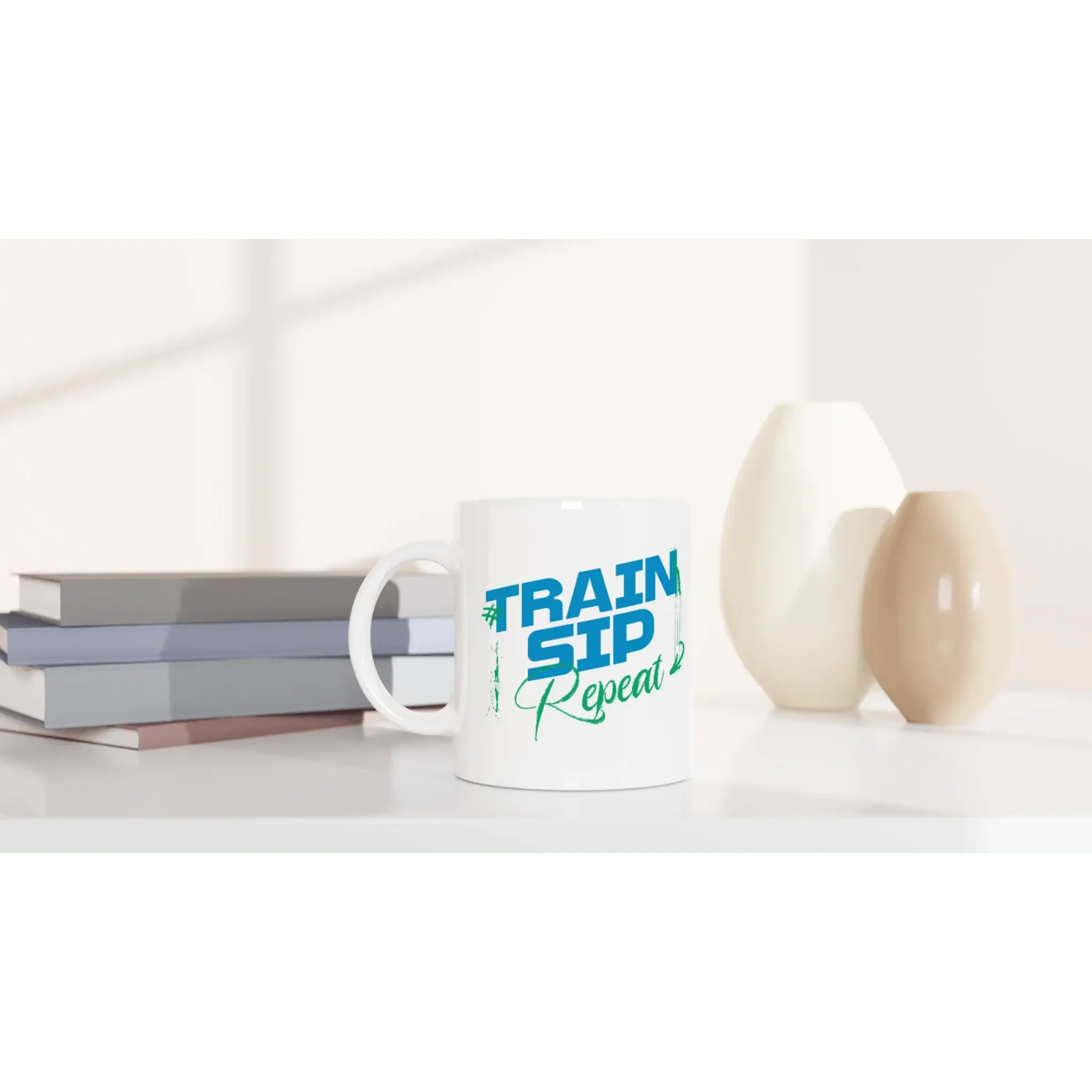 White 11oz Ceramic Mug - Mood In A Mug