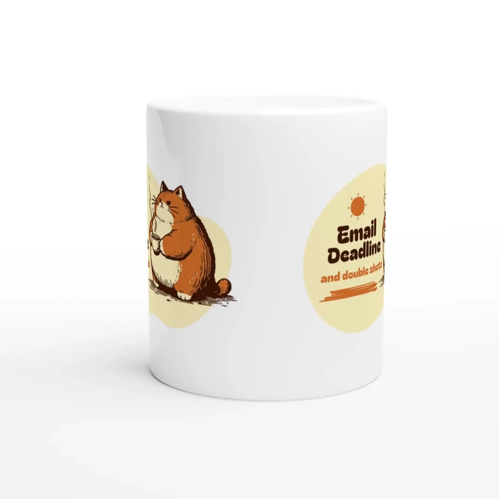 White 11oz Ceramic Mug - Mood In A Mug