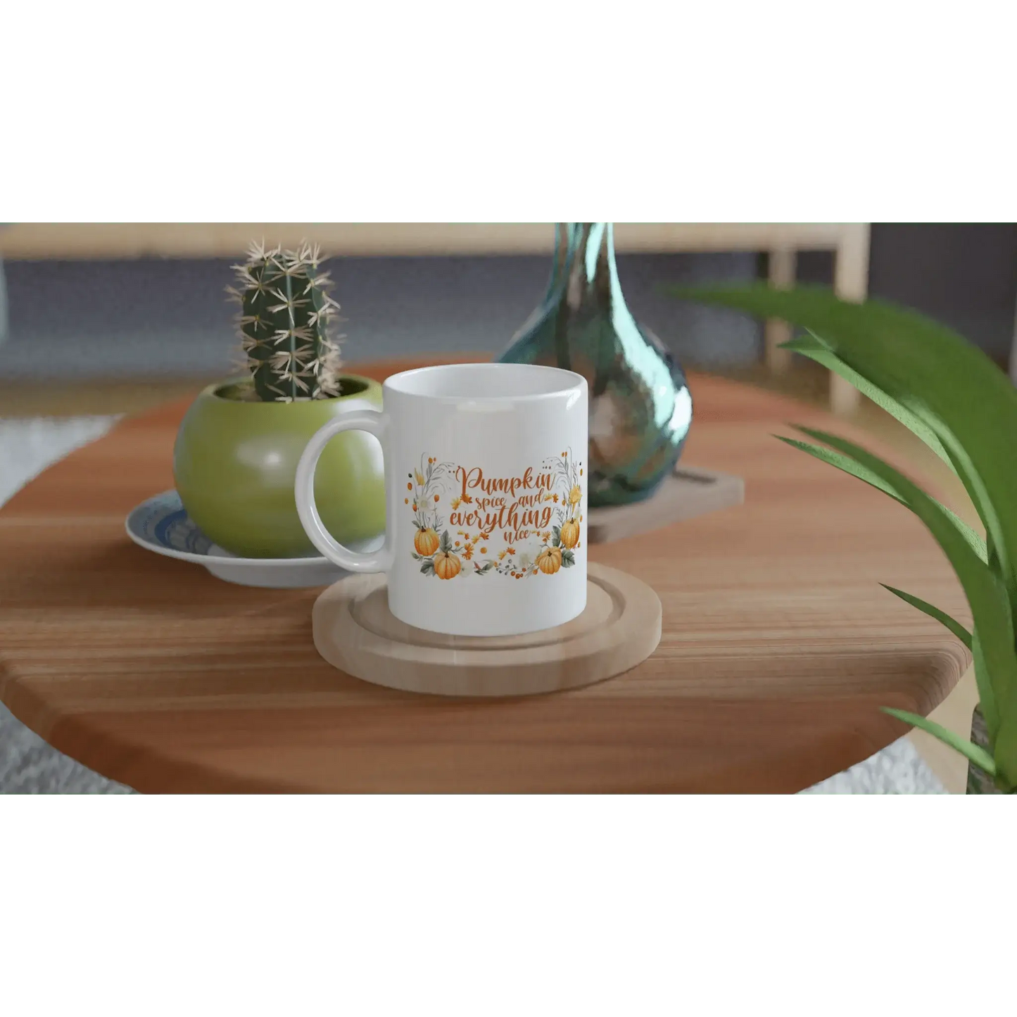 White 11oz Ceramic Mug - Mood In A Mug