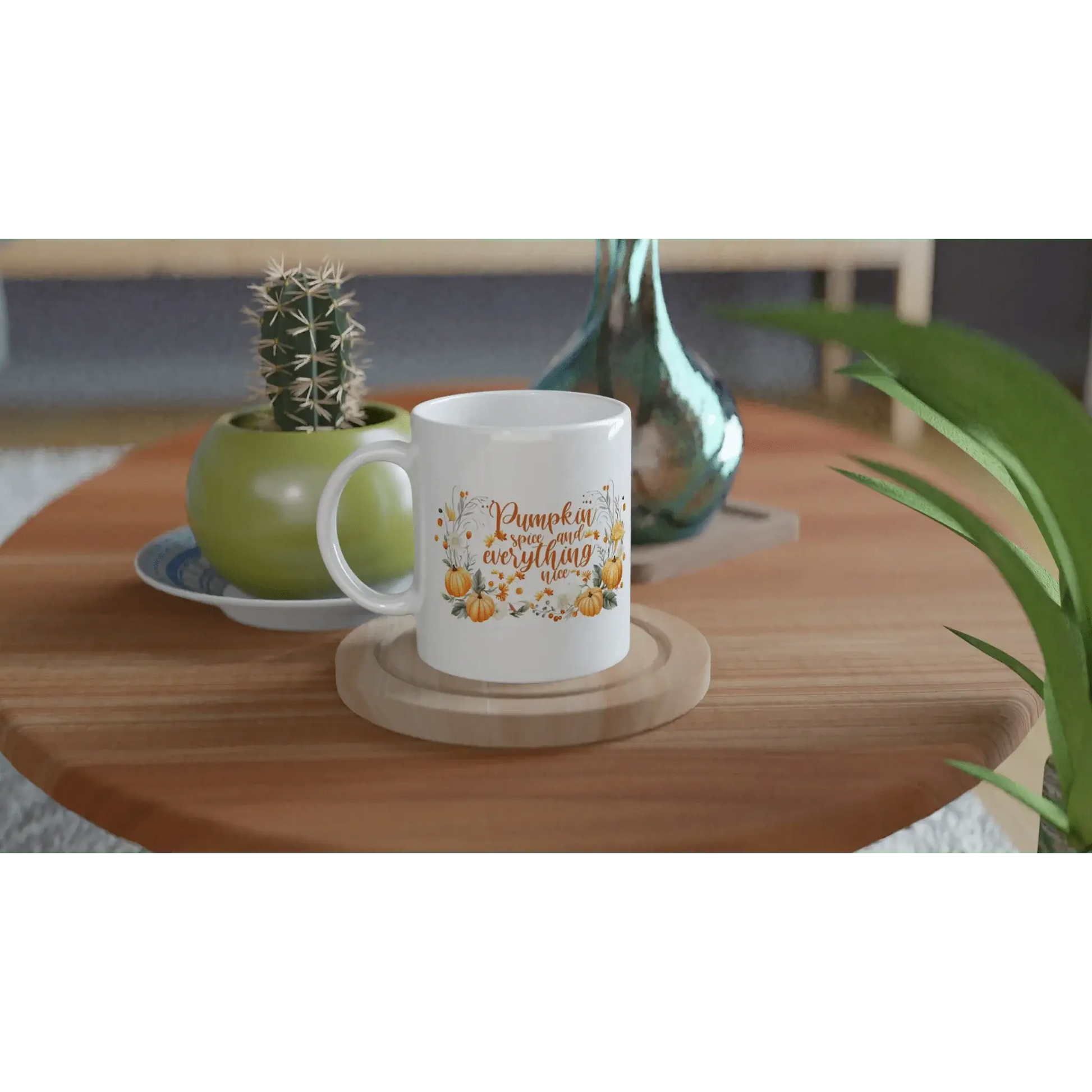 White 11oz Ceramic Mug - Mood In A Mug