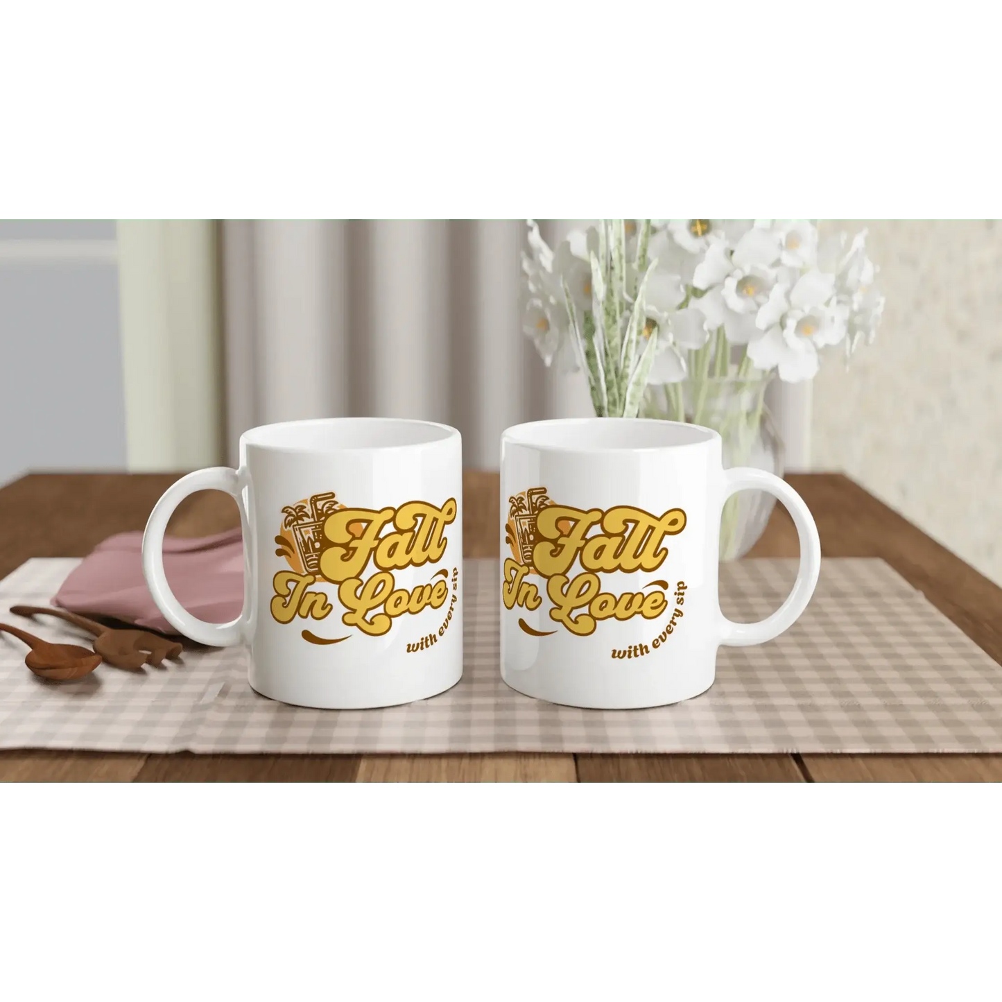 White 11oz Ceramic Mug - Mood In A Mug