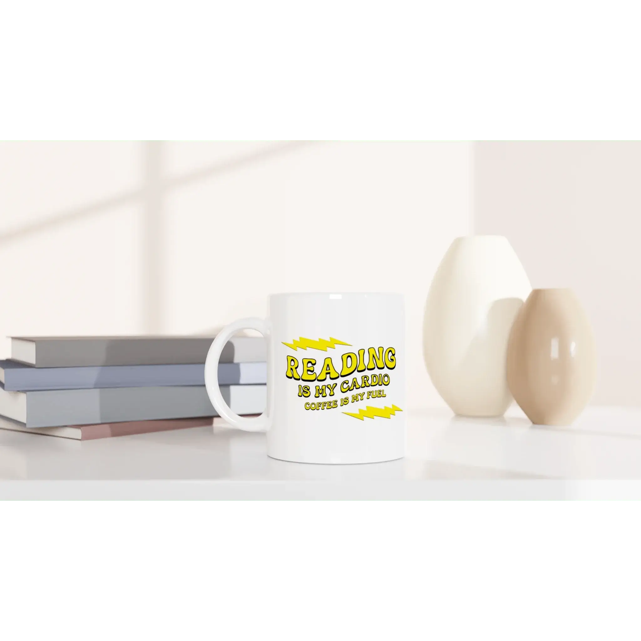 White 11oz Ceramic Mug - Mood In A Mug