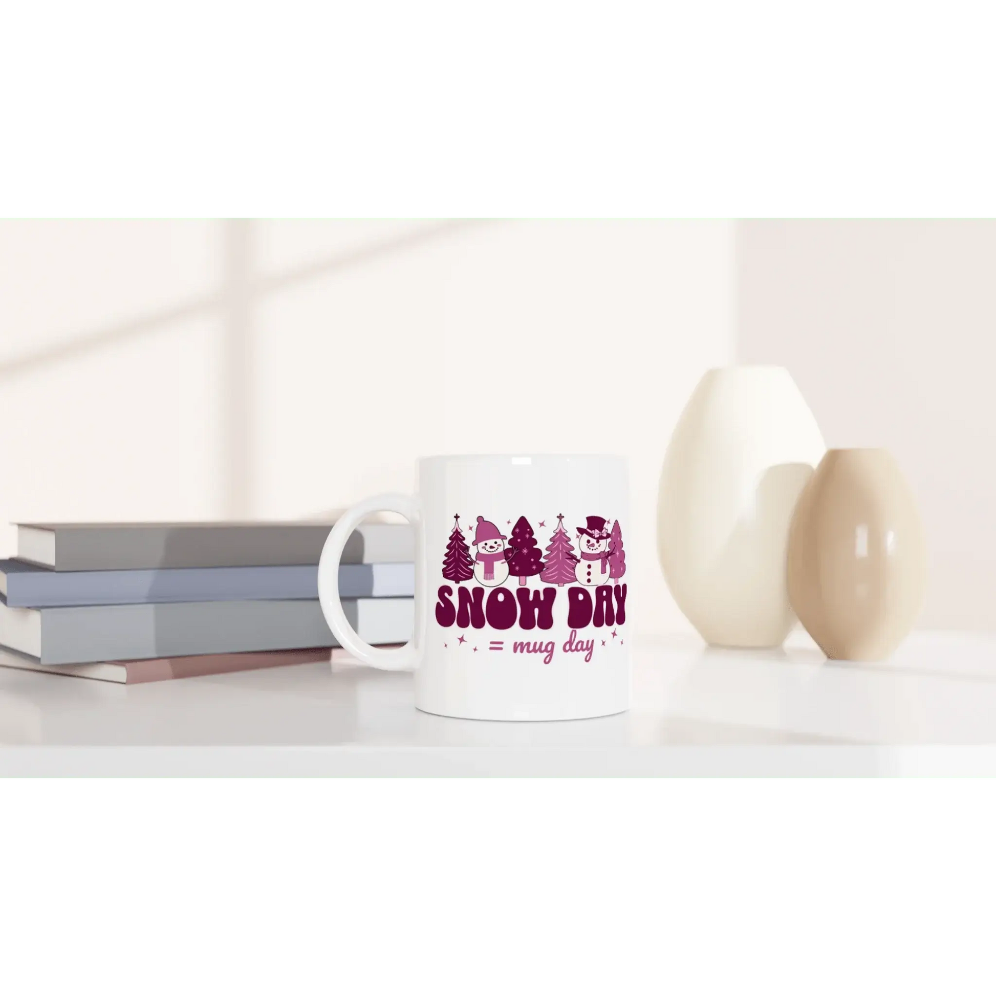 White 11oz Ceramic Mug - Mood In A Mug