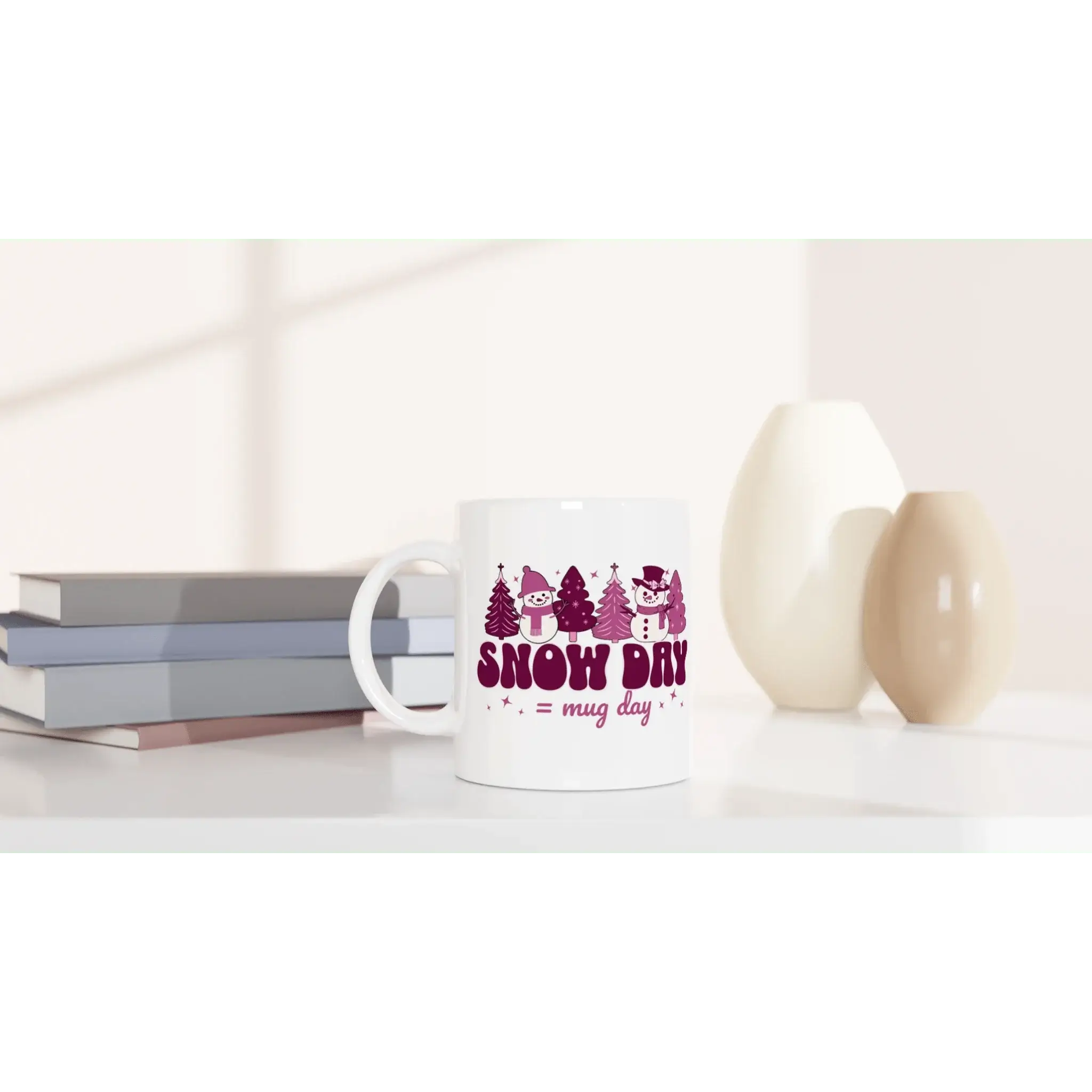 White 11oz Ceramic Mug - Mood In A Mug