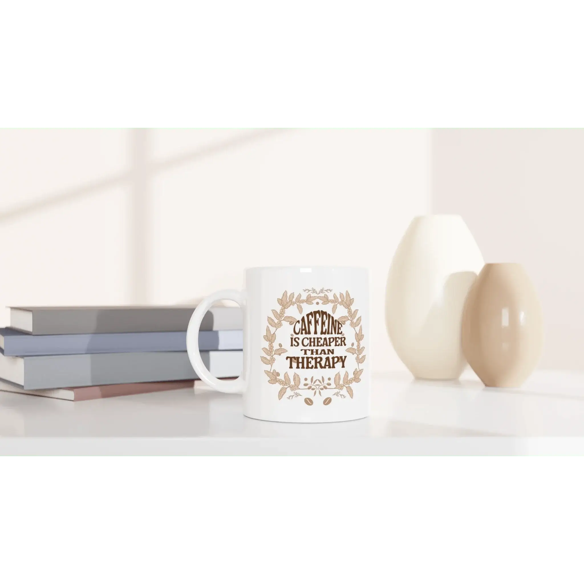White 11oz Ceramic Mug - Mood In A Mug