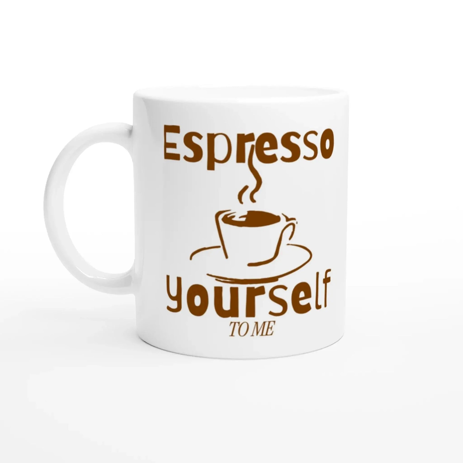 White 11oz Ceramic Mug - Mood In A Mug