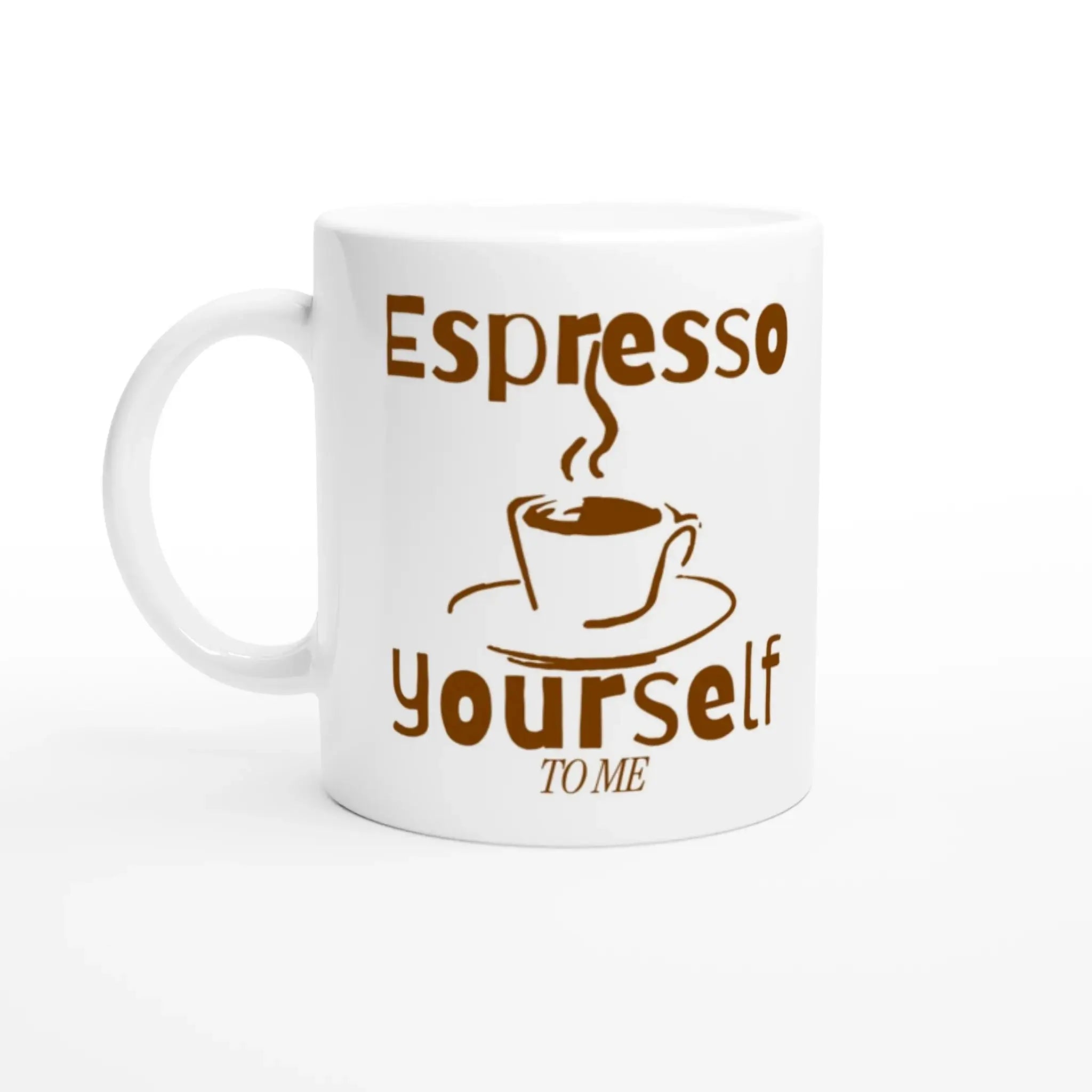 White 11oz Ceramic Mug - Mood In A Mug