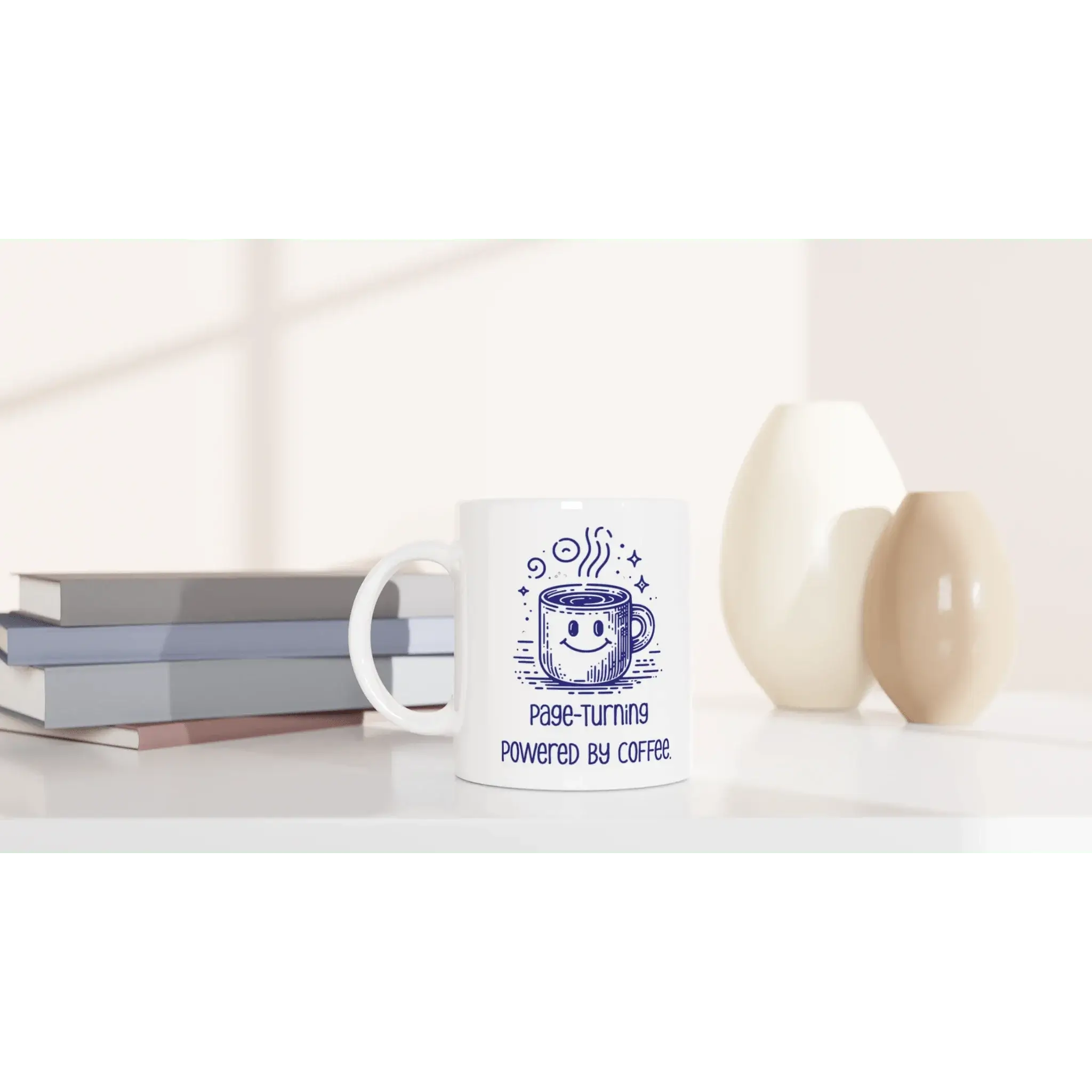 White 11oz Ceramic Mug - Mood In A Mug