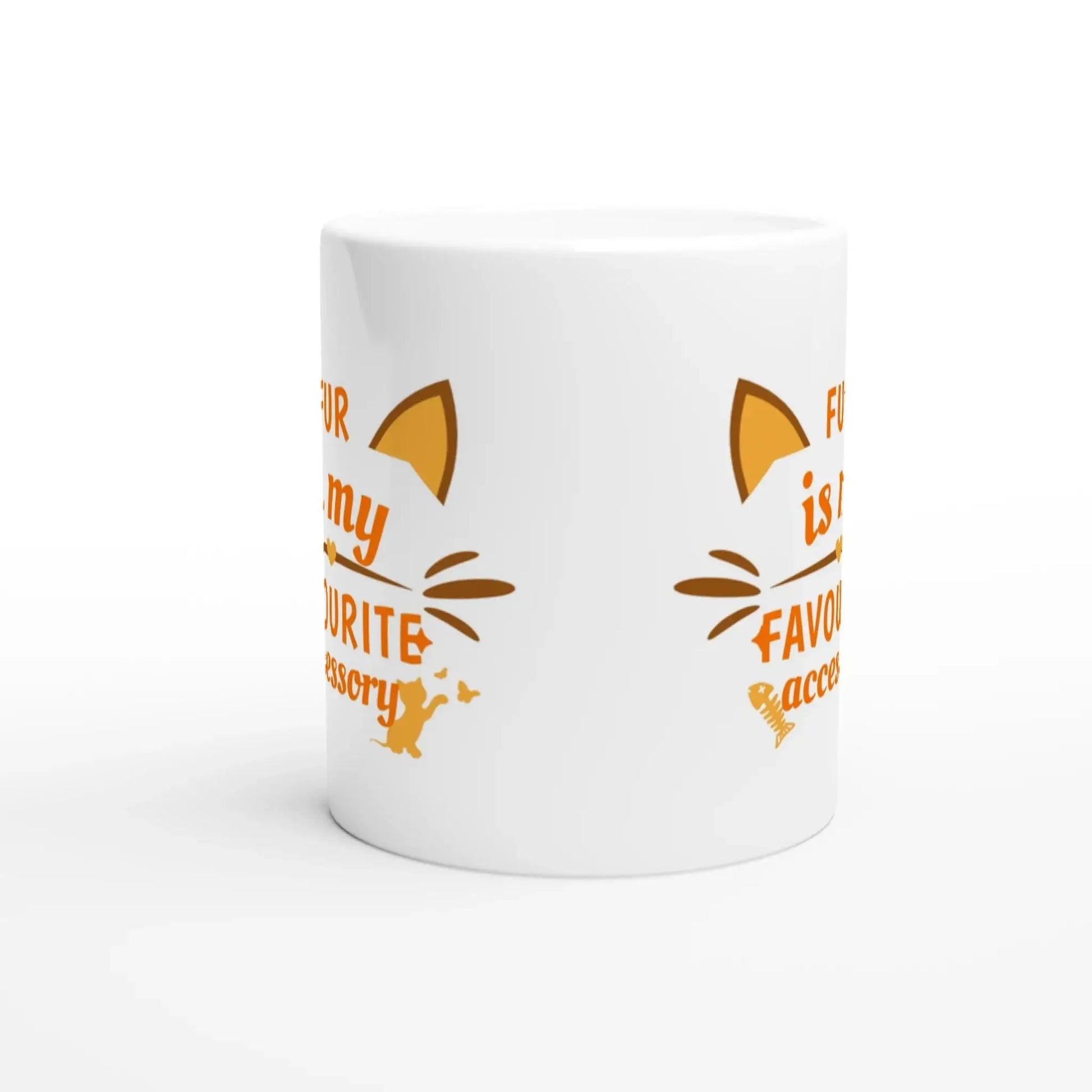 White 11oz Ceramic Mug - Mood In A Mug