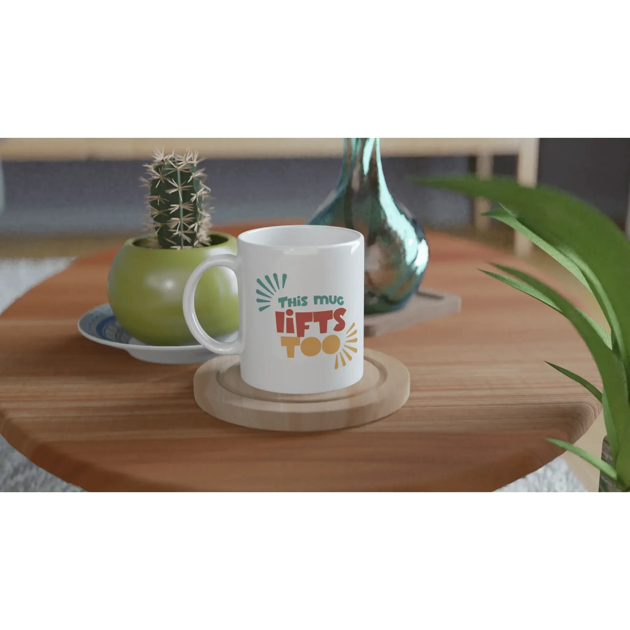 White 11oz Ceramic Mug - Mood In A Mug