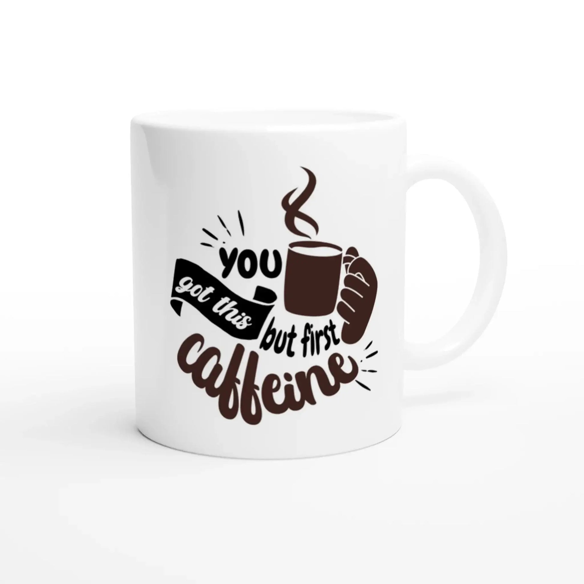 White 11oz Ceramic Mug - Mood In A Mug
