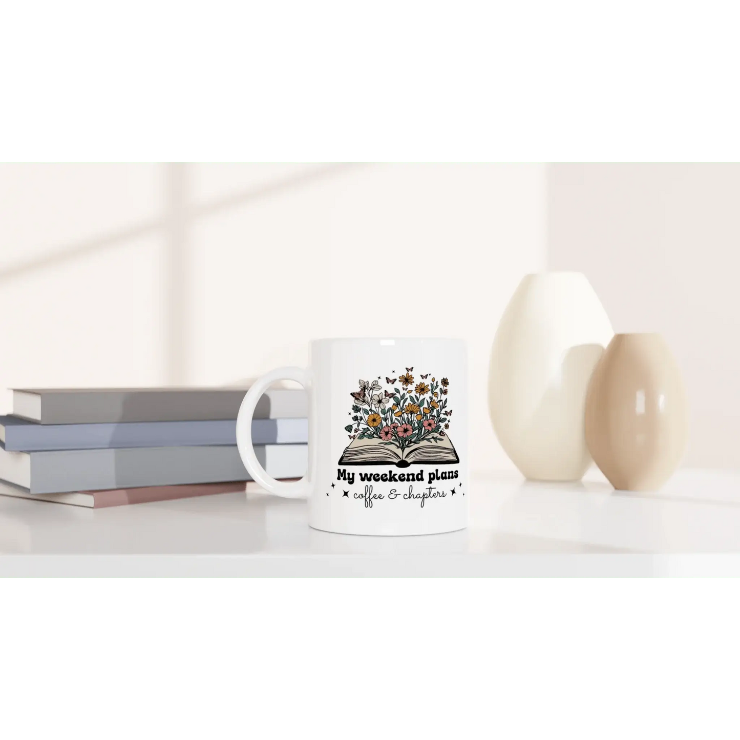 White 11oz Ceramic Mug - Mood In A Mug