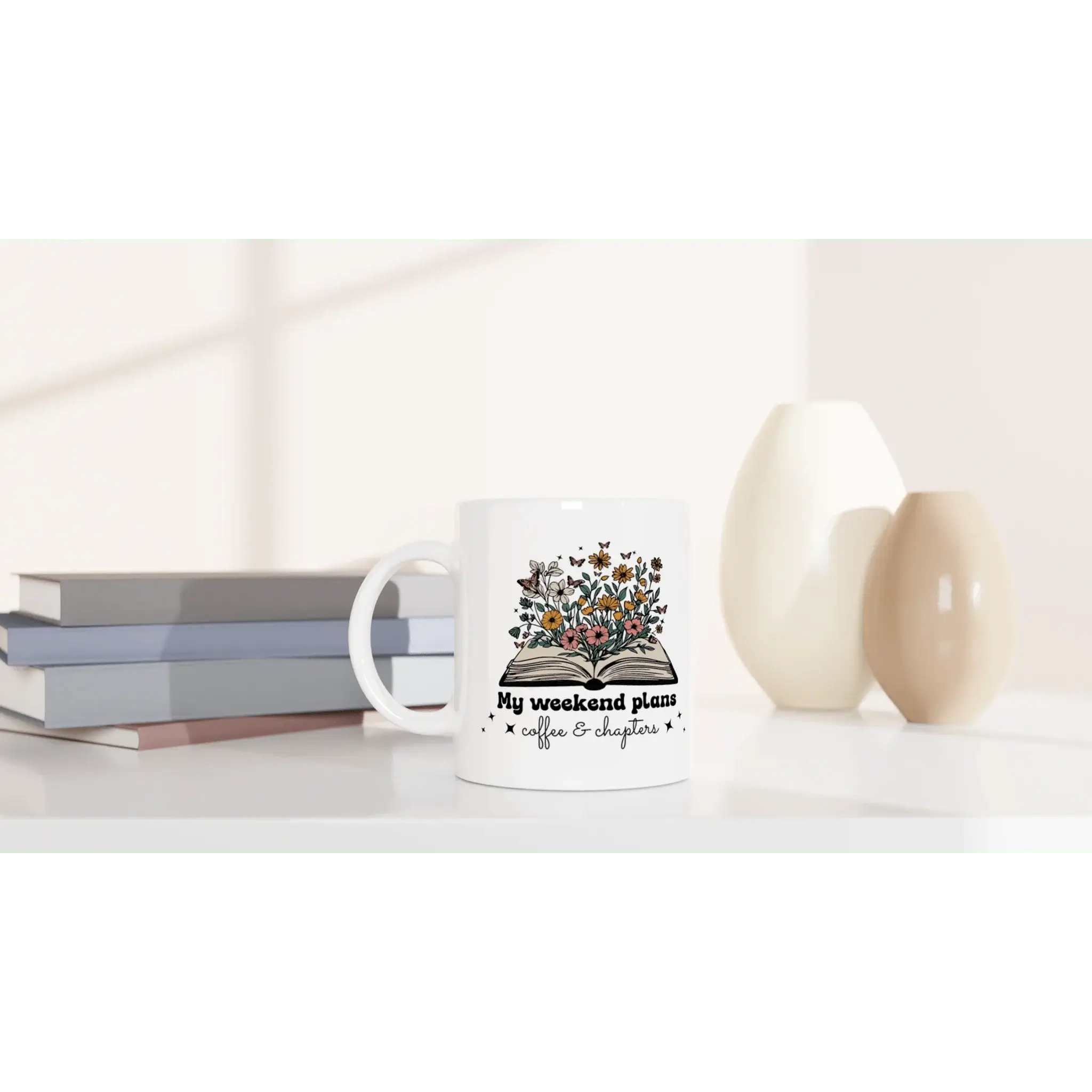 White 11oz Ceramic Mug - Mood In A Mug