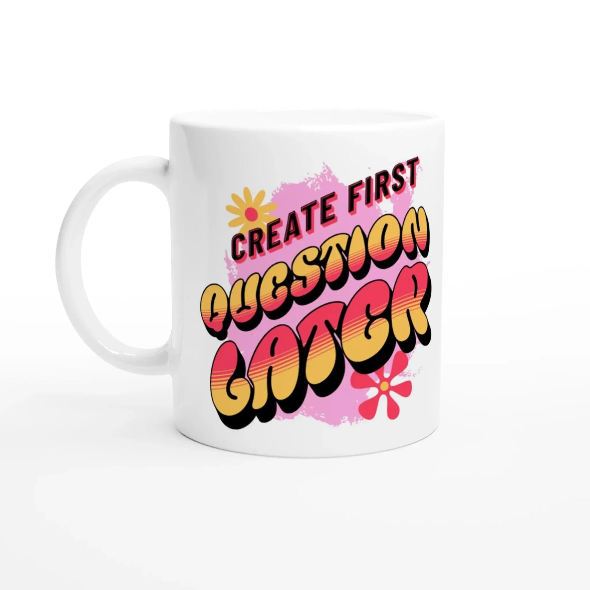 White 11oz Ceramic Mug - Mood In A Mug