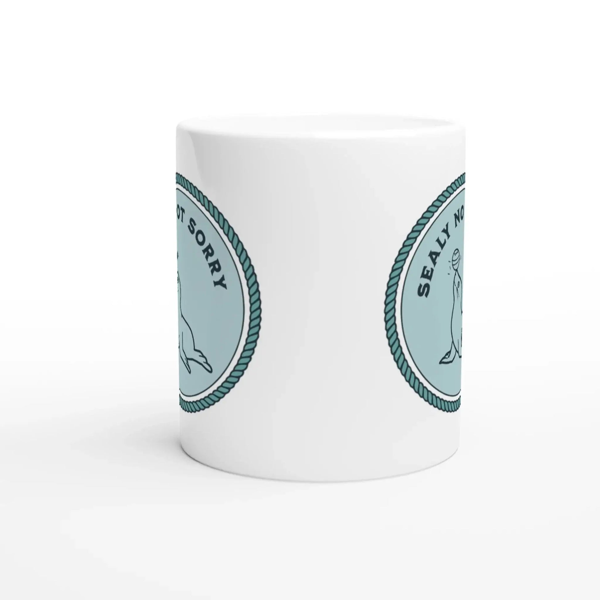 White 11oz Ceramic Mug - Mood In A Mug