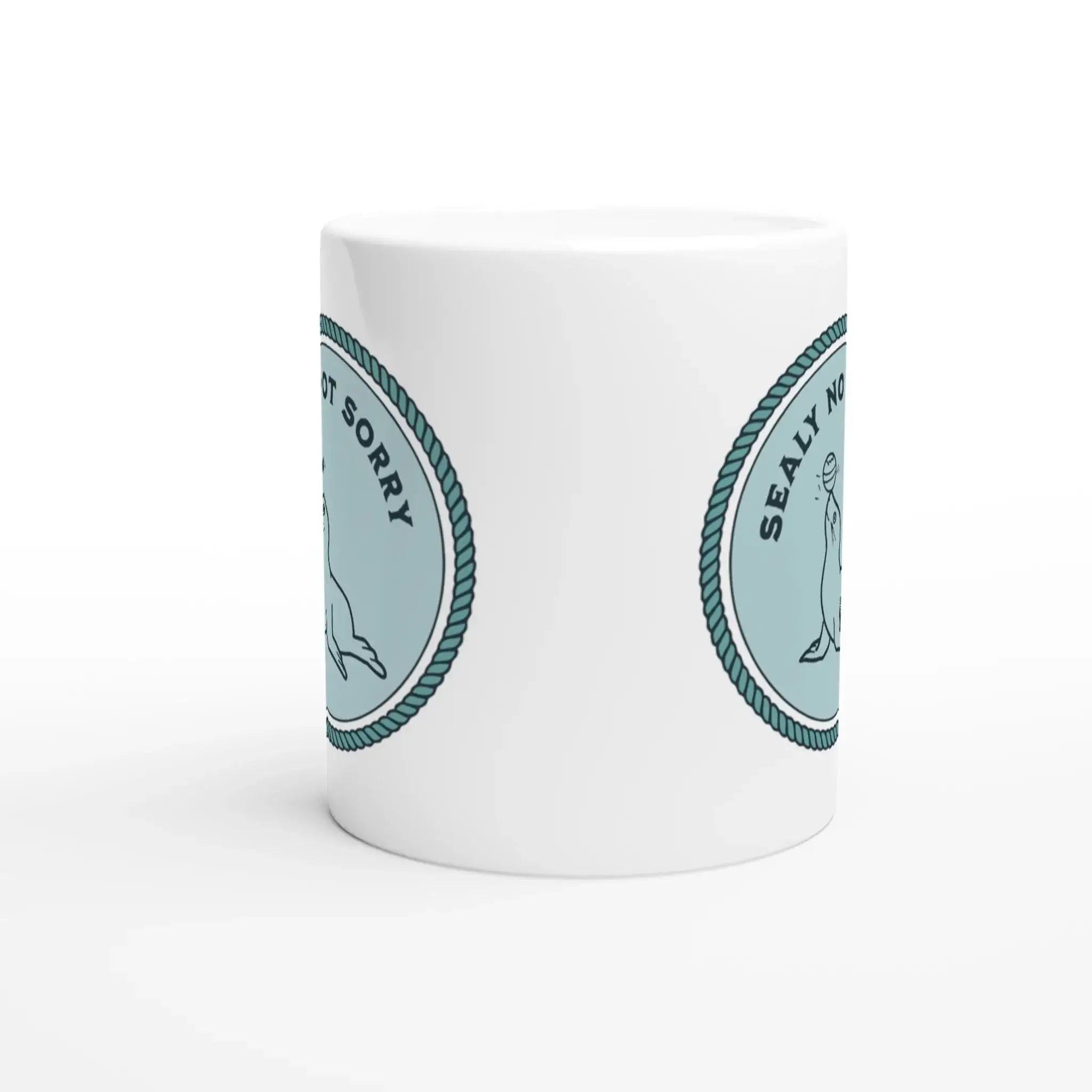 White 11oz Ceramic Mug - Mood In A Mug