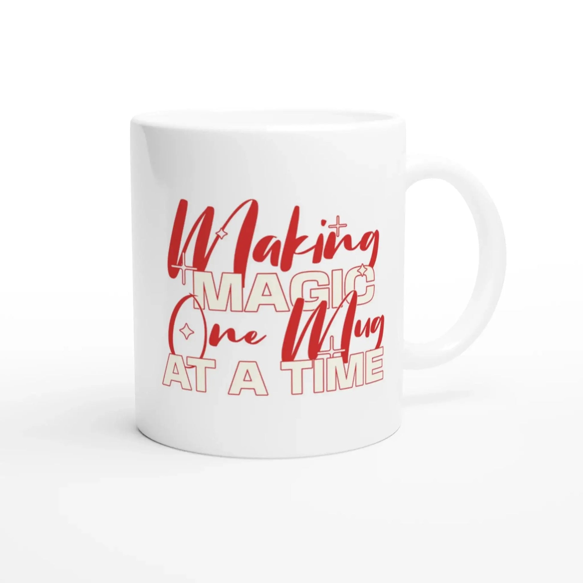 White 11oz Ceramic Mug - Mood In A Mug