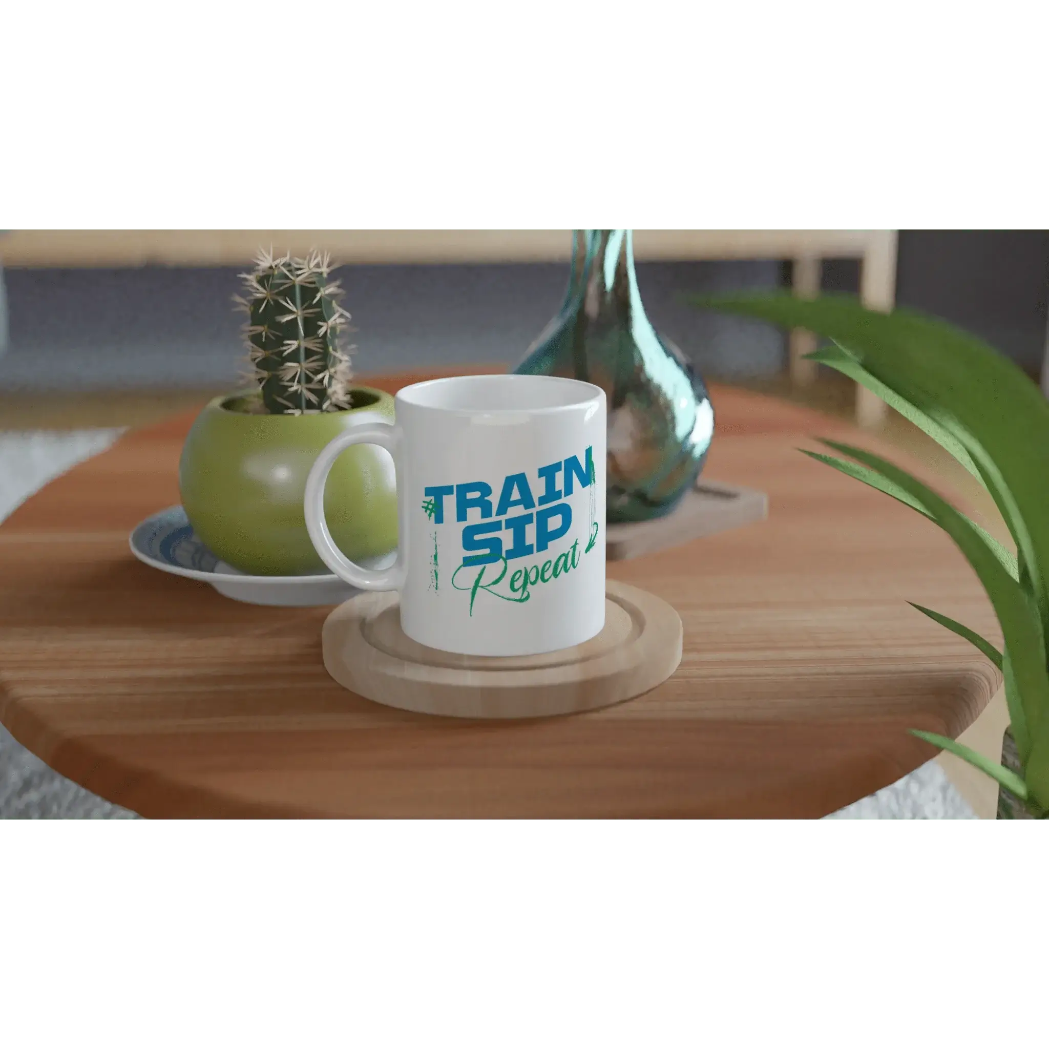 White 11oz Ceramic Mug - Mood In A Mug