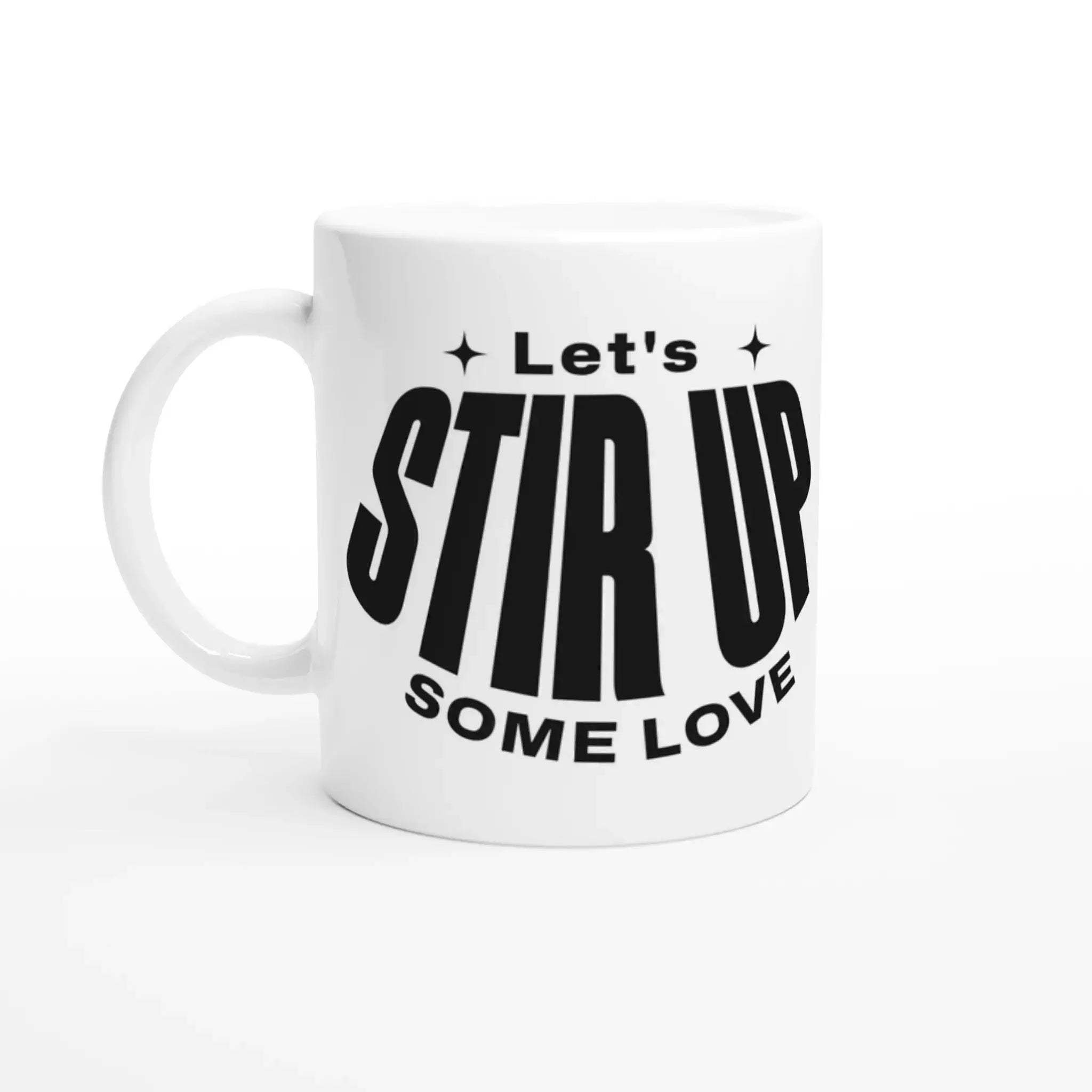 White 11oz Ceramic Mug - Mood In A Mug