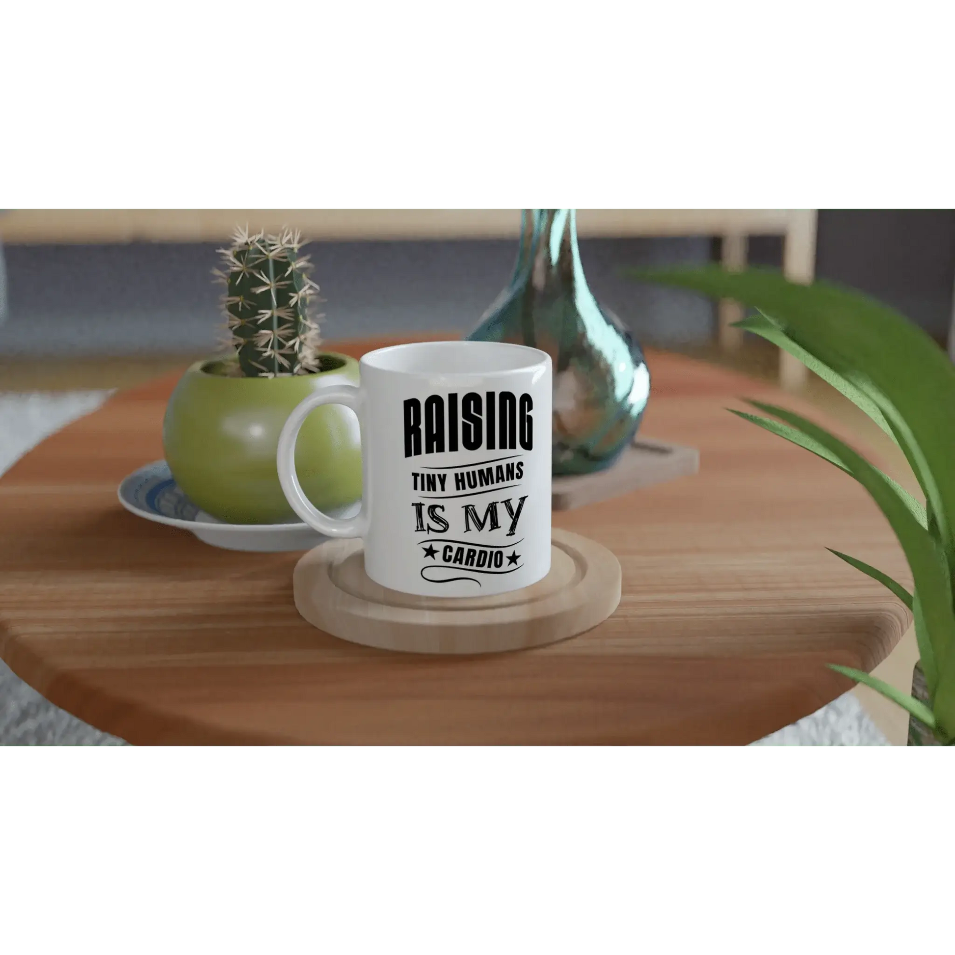 White 11oz Ceramic Mug - Mood In A Mug