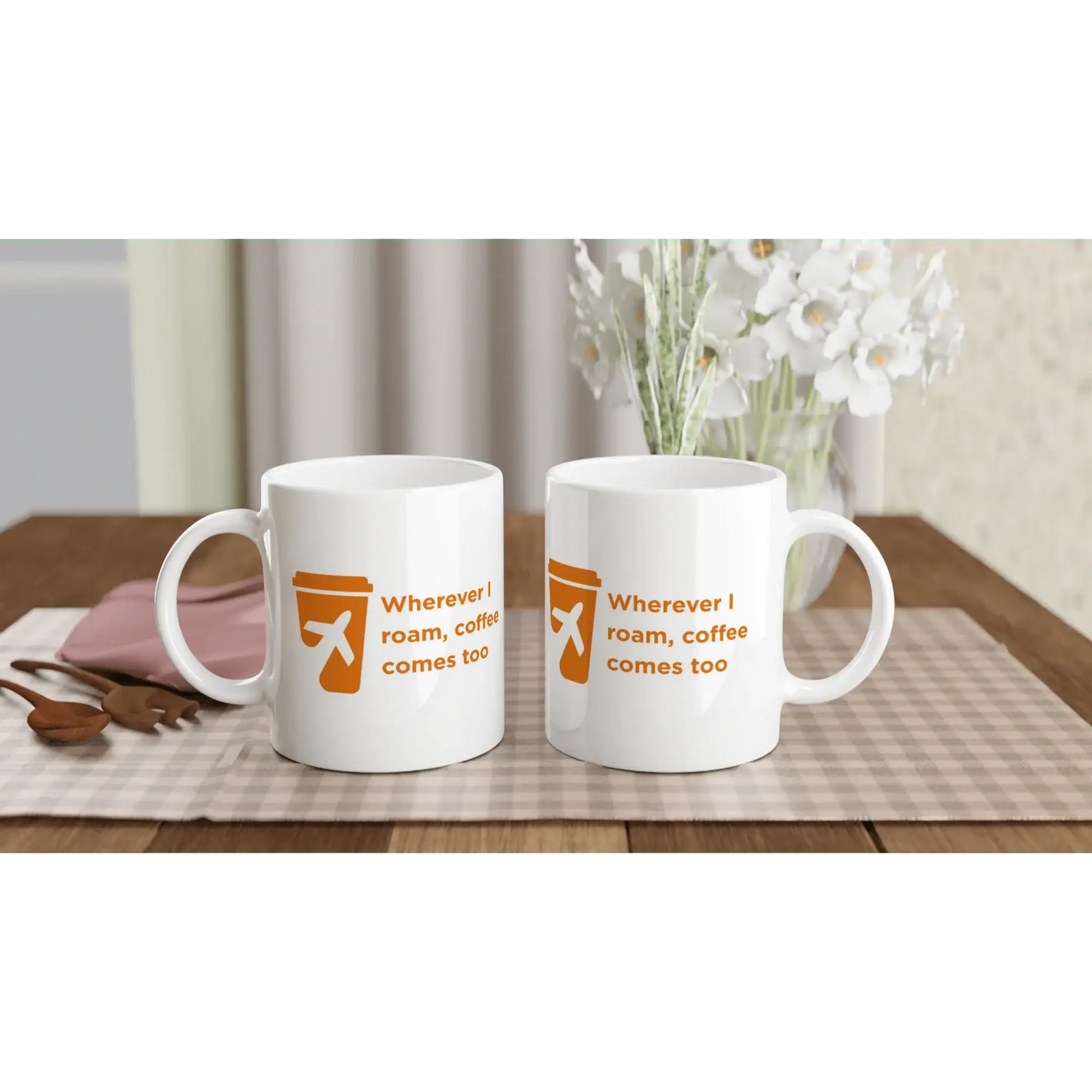 White 11oz Ceramic Mug - Mood In A Mug