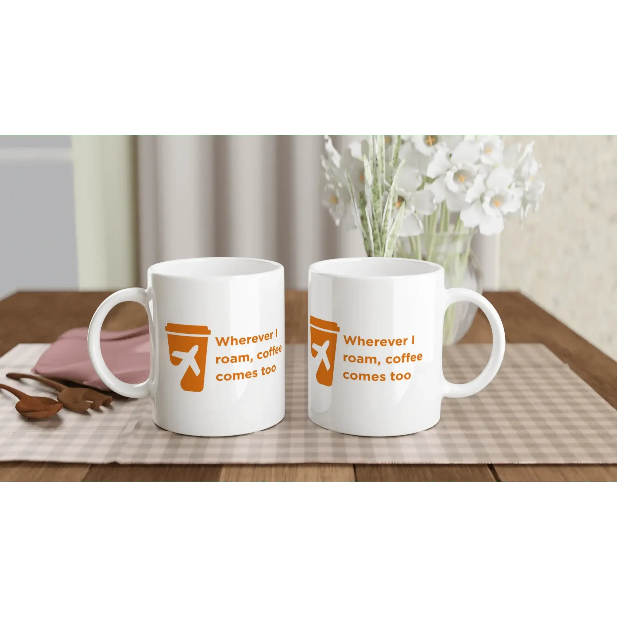 White 11oz Ceramic Mug - Mood In A Mug