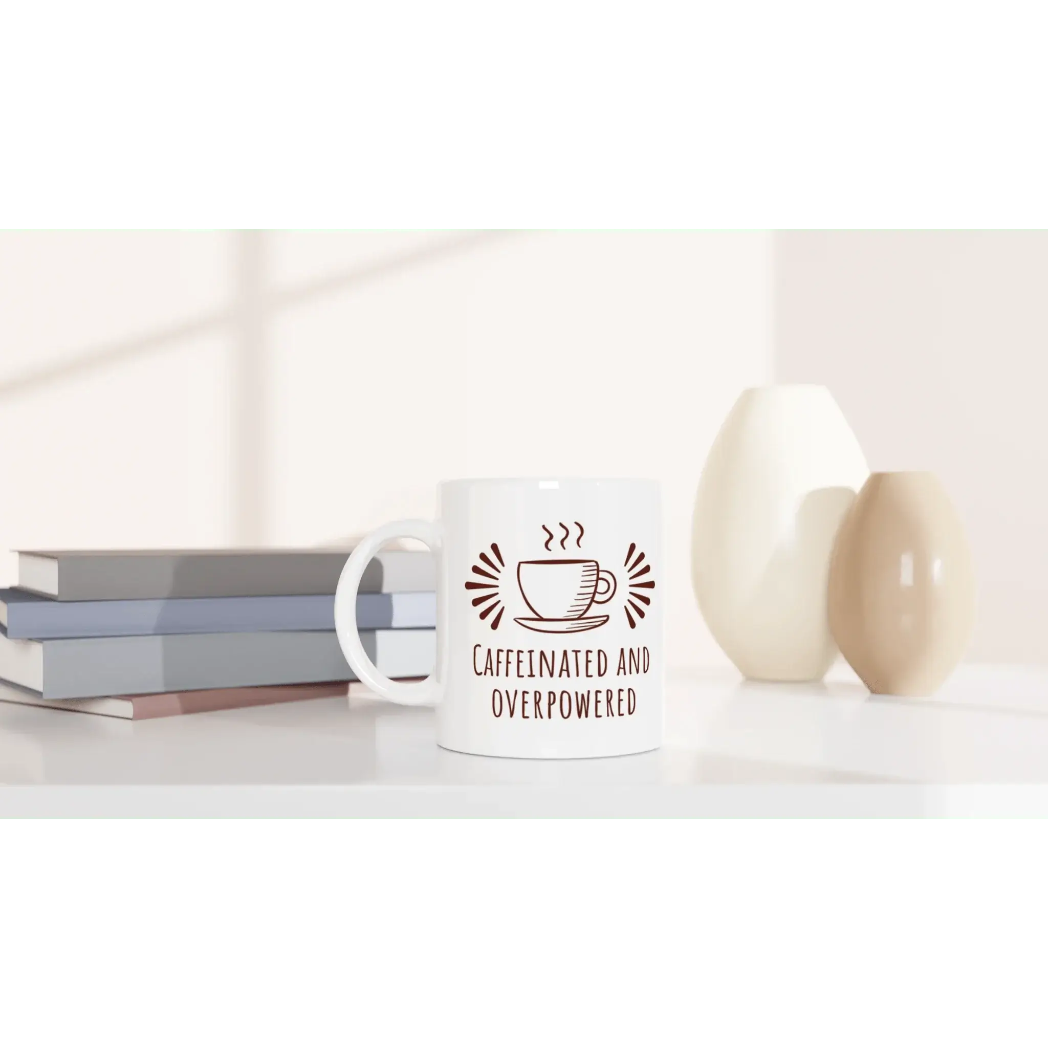 White 11oz Ceramic Mug - Mood In A Mug