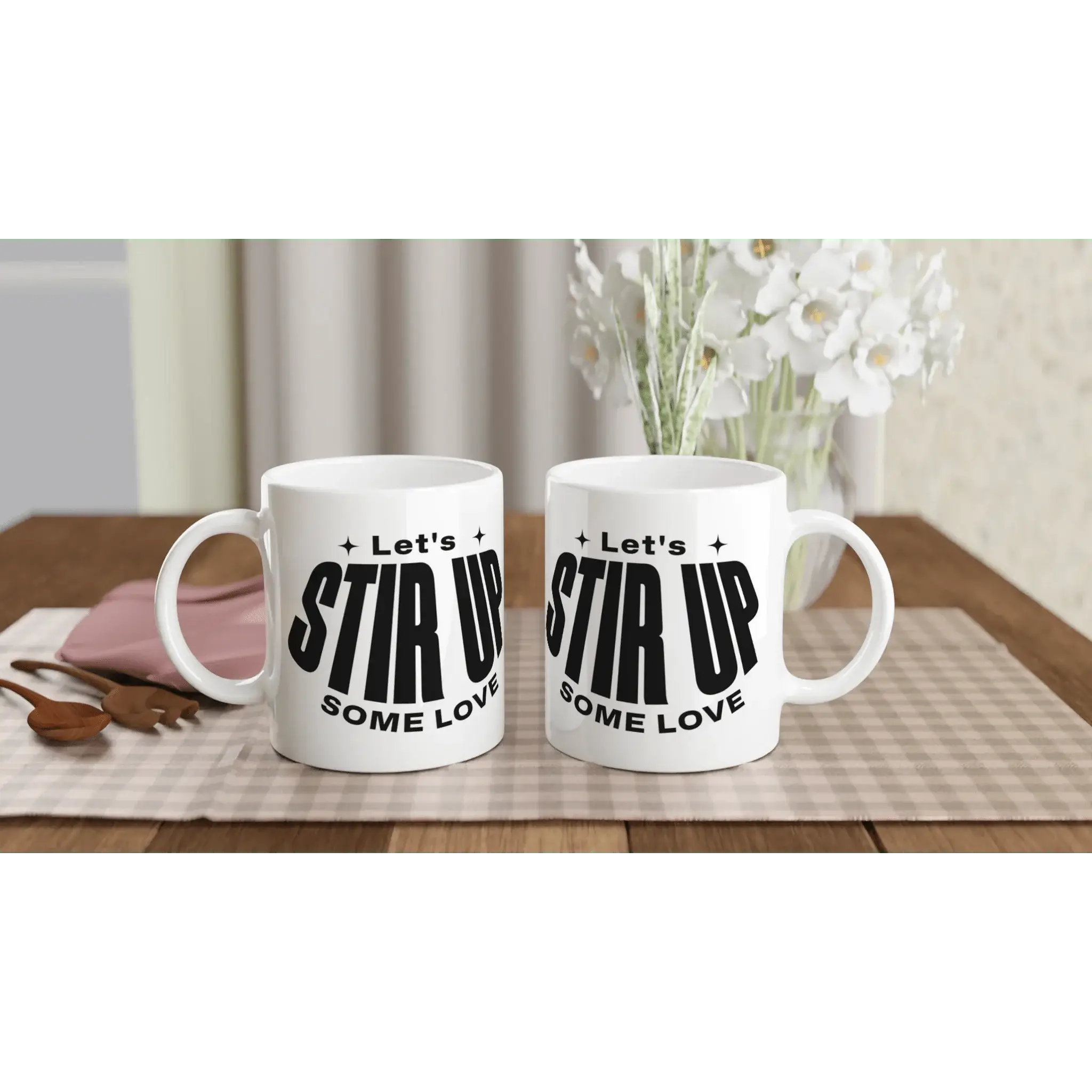 White 11oz Ceramic Mug - Mood In A Mug