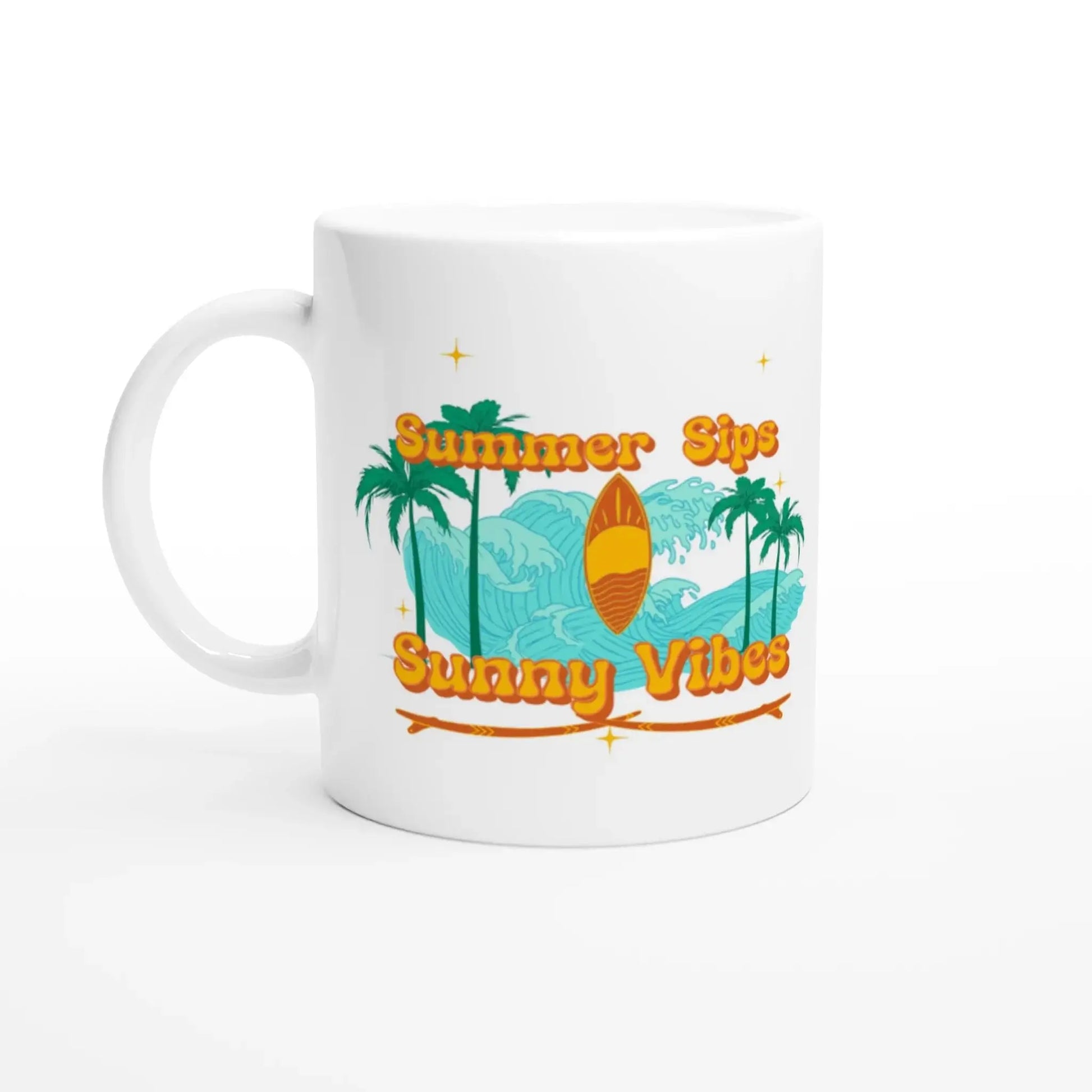 White 11oz Ceramic Mug - Mood In A Mug