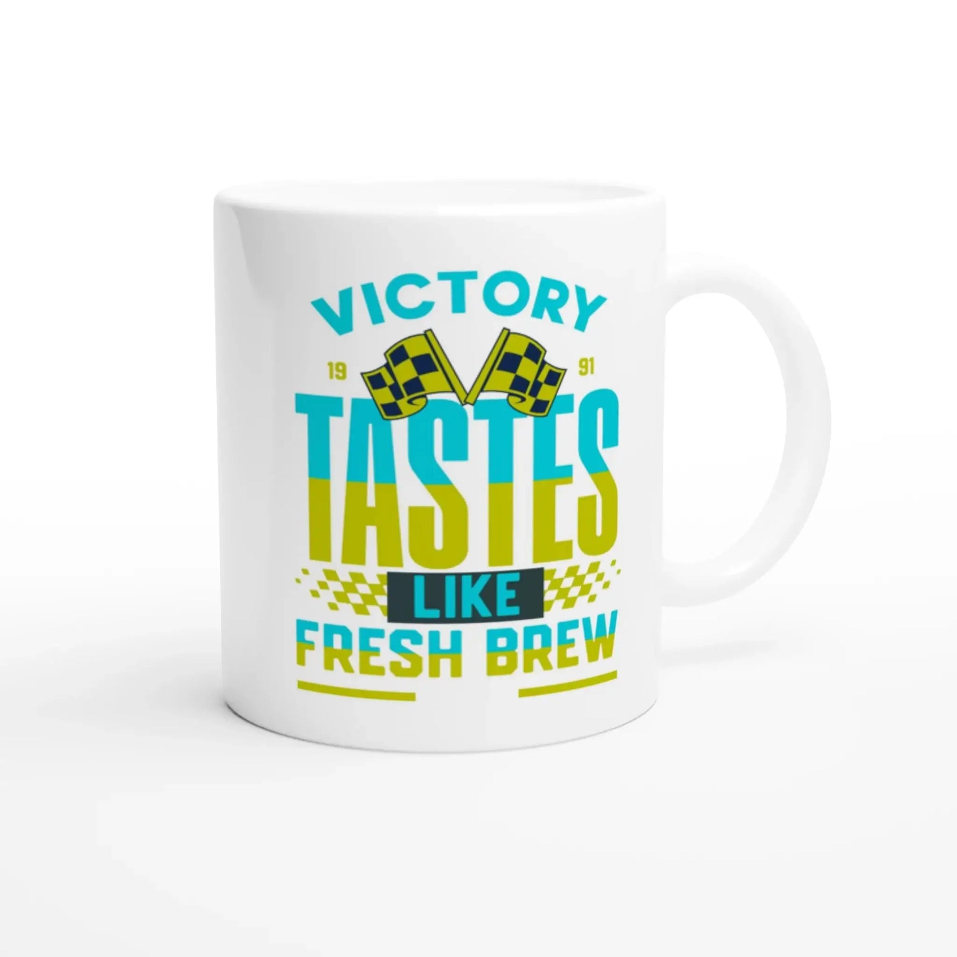White 11oz Ceramic Mug - Mood In A Mug