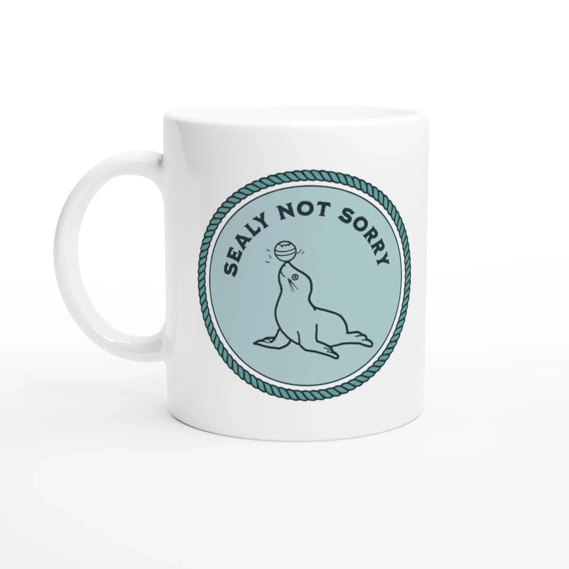 White 11oz Ceramic Mug - Mood In A Mug
