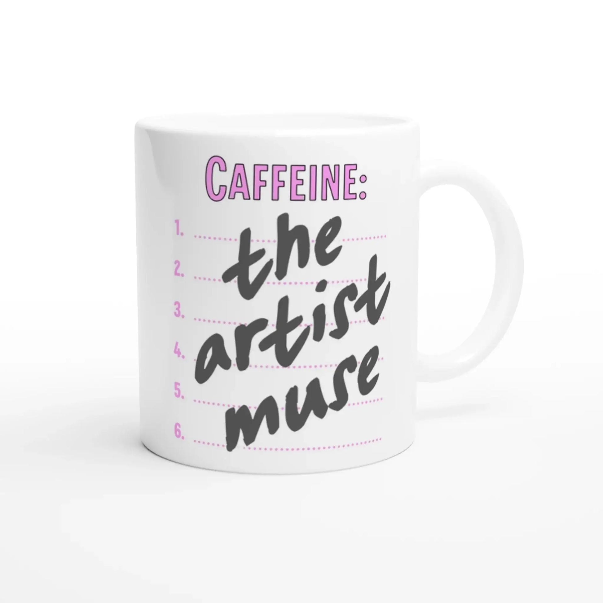 White 11oz Ceramic Mug - Mood In A Mug