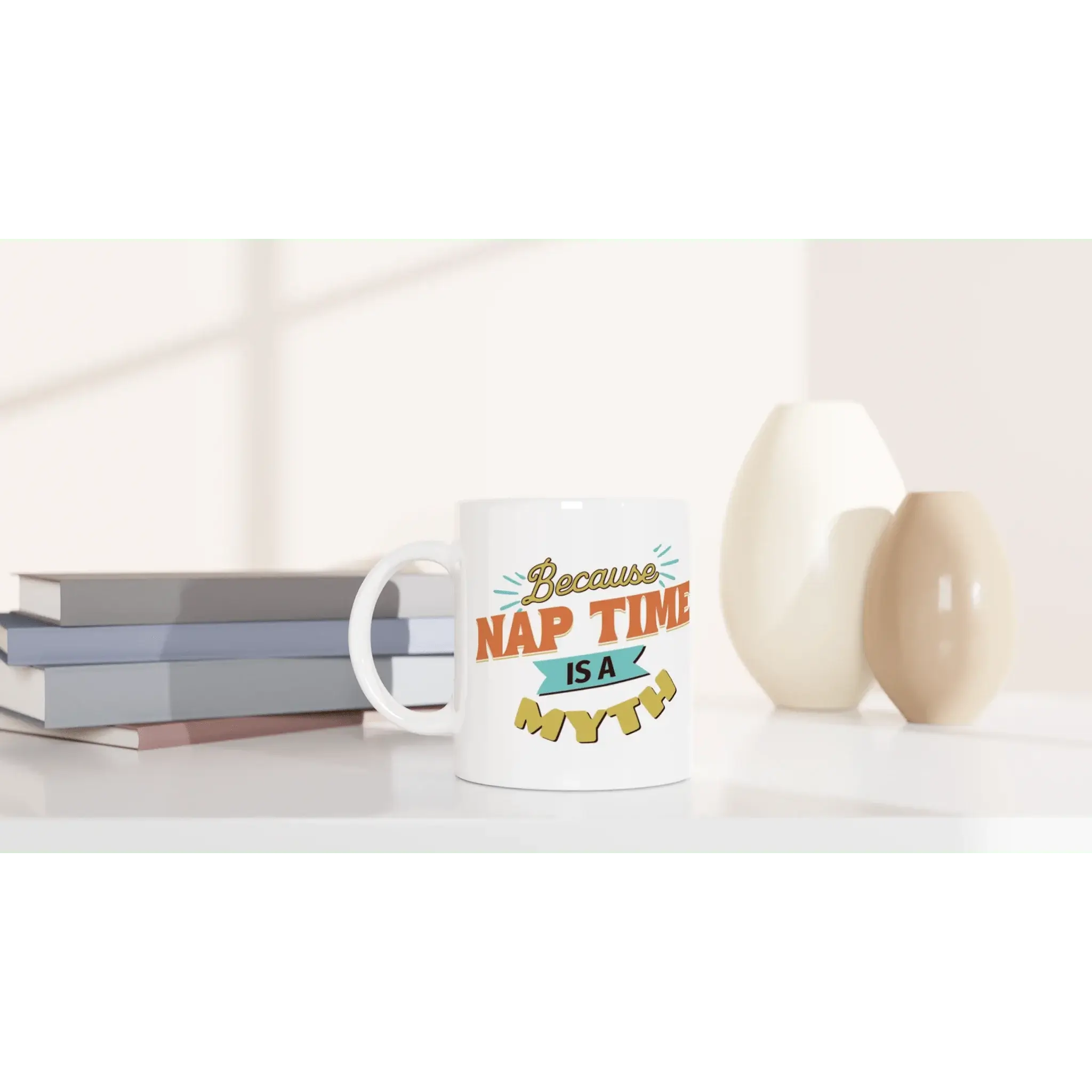 White 11oz Ceramic Mug - Mood In A Mug